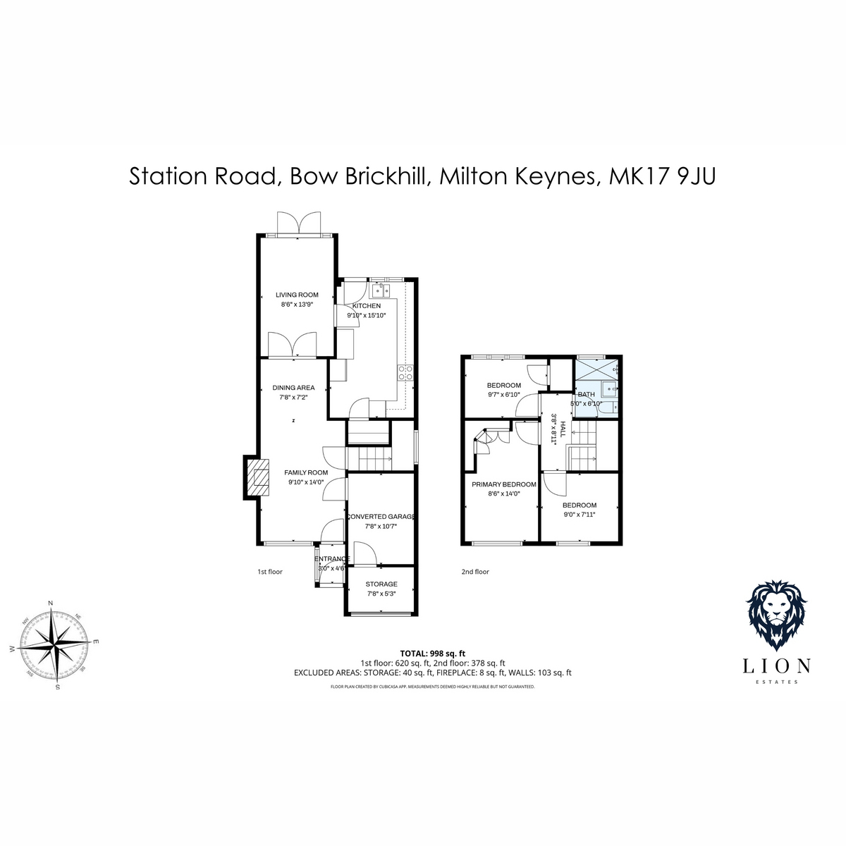 51, Station Road, Milton Keynes floorplan