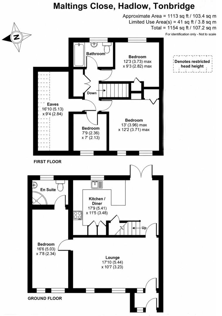 18, Maltings Close, Tonbridge floorplan