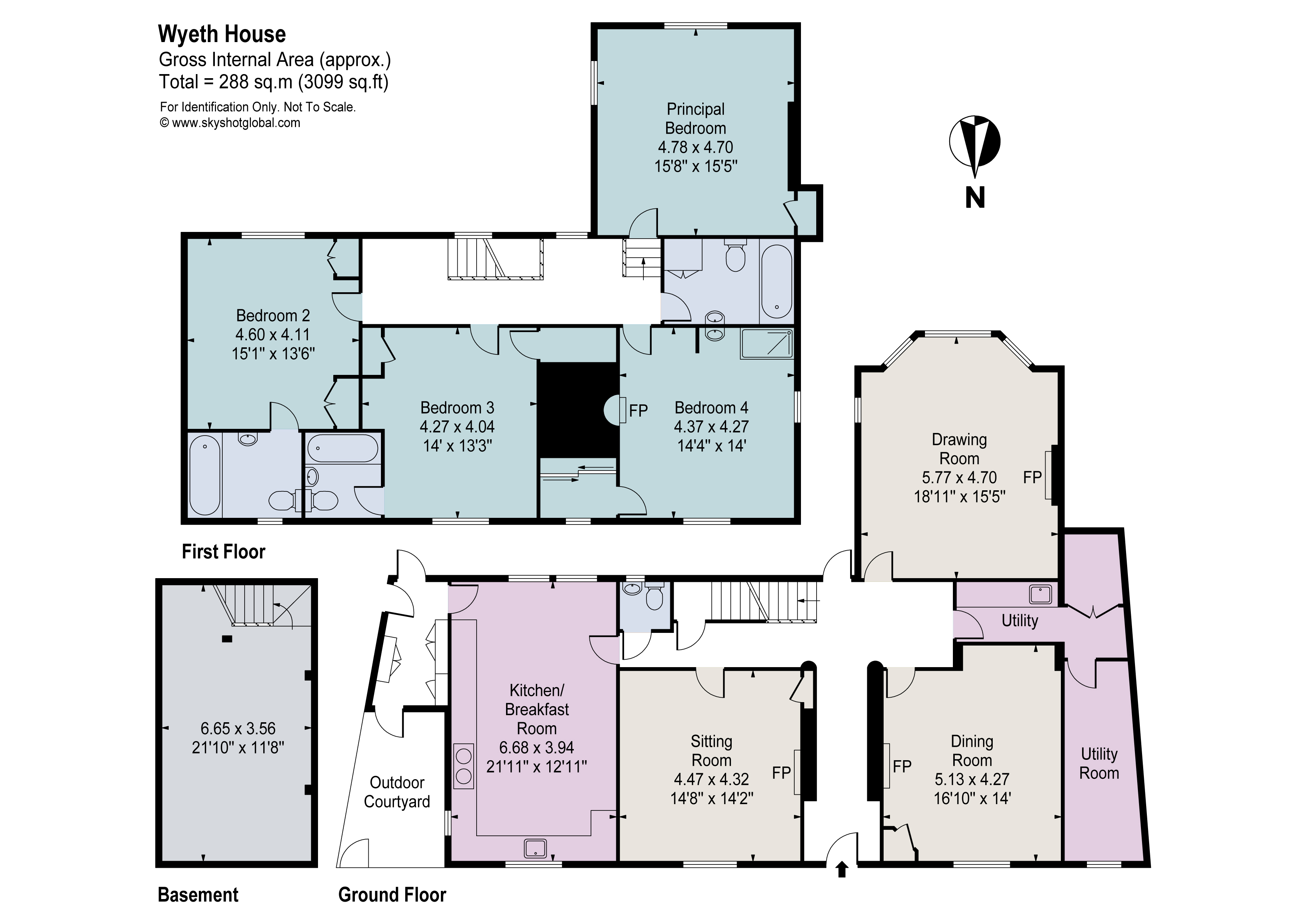 Wyeth House, 139, High Street, Hook floorplan