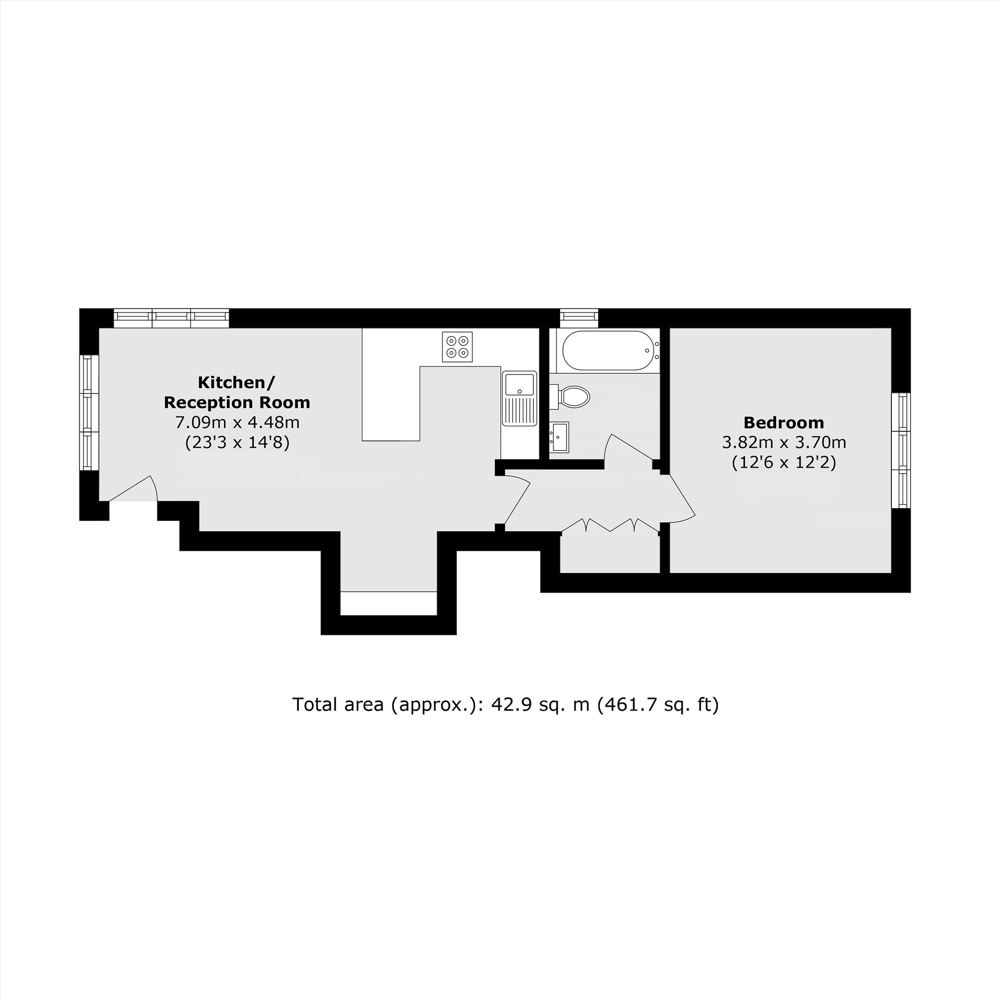 Colney Hatch Lane, London floorplan