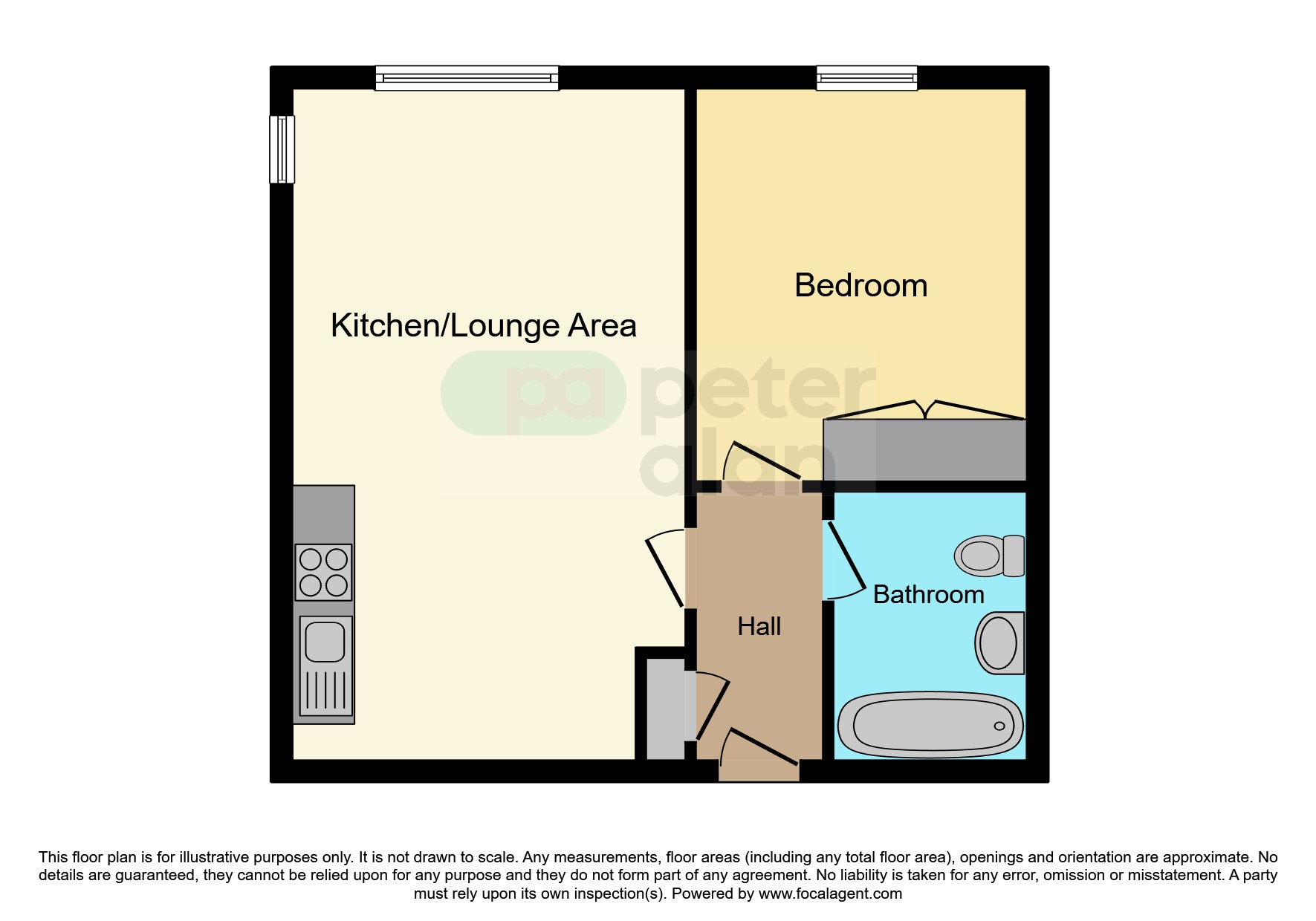 Flat 205, Altolusso, Bute Terrace, Cardiff floorplan
