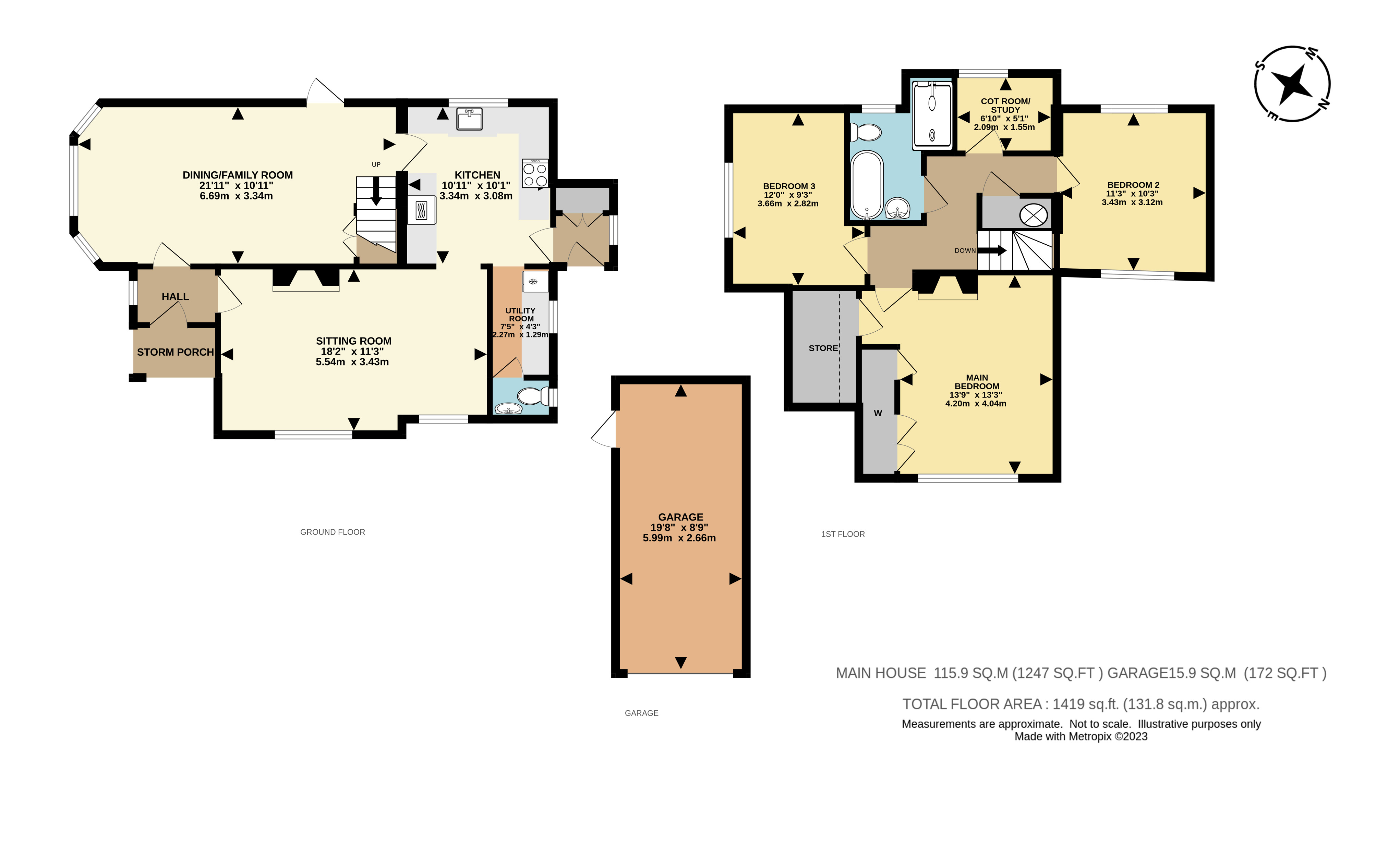 Prince Of Wales Road, Outwood, Redhill, Surrey RH1, 4 bedroom detached