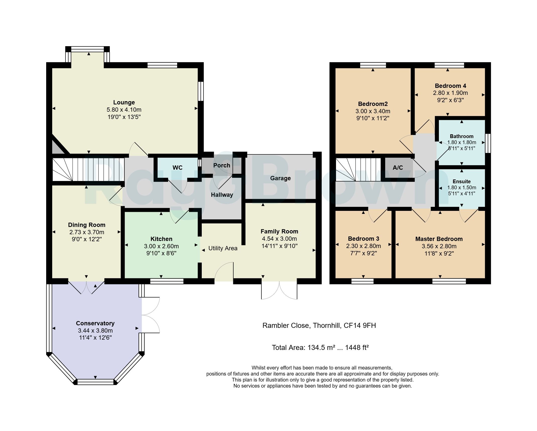 8 Rambler Close, Cardiff floorplan