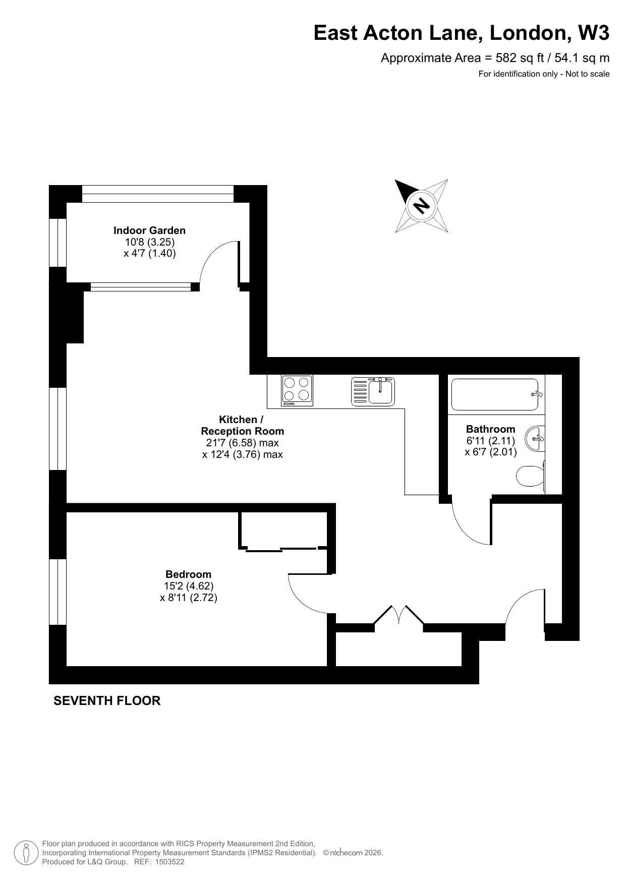 East Acton Lane, Acton floorplan