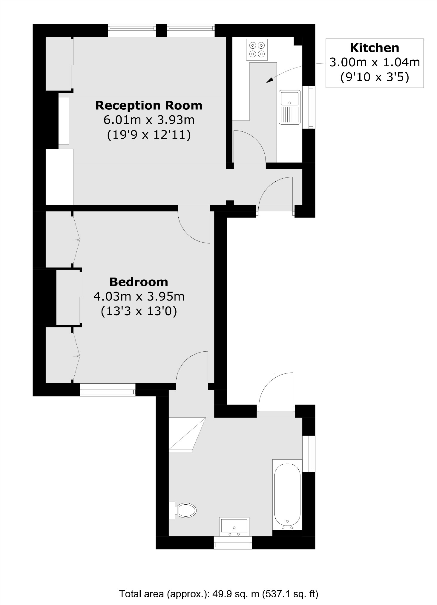 Edith Road, London floorplan