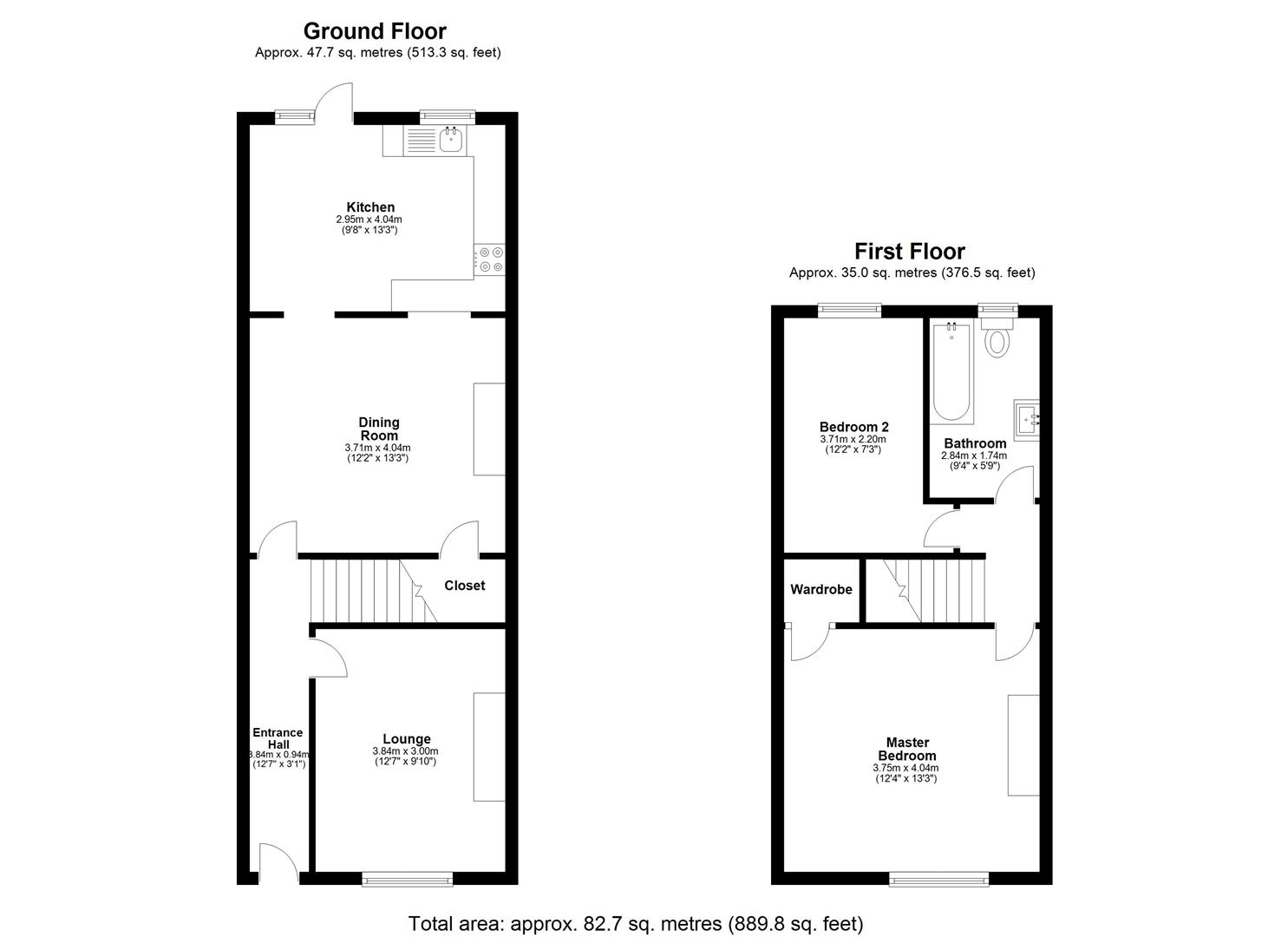 Thelwall Lane, Latchford, Warrington WA4, 2 bedroom terraced house for