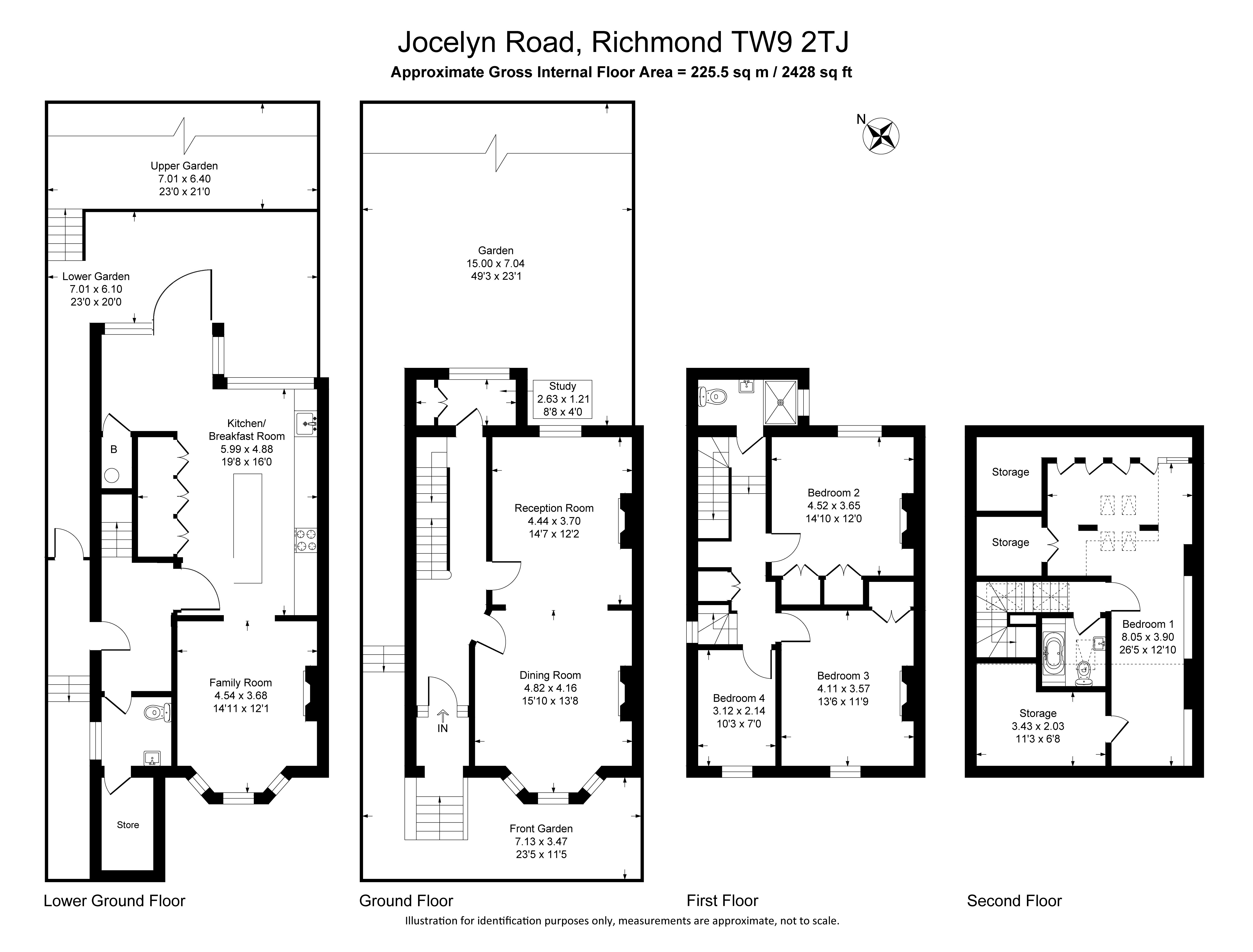 25, Jocelyn Road, Richmond floorplan