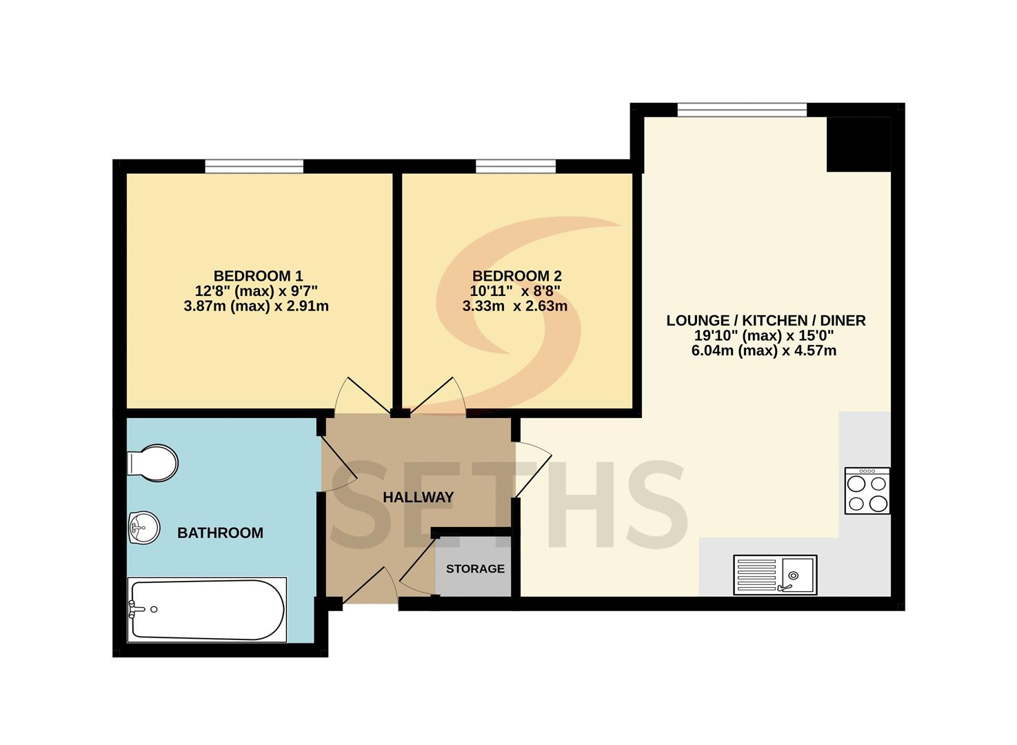 Flat 5, 240, Welford Road, Leicester floorplan