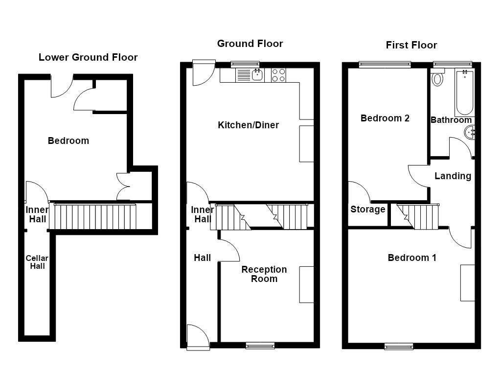 298, Blackburn Road, Rossendale floorplan