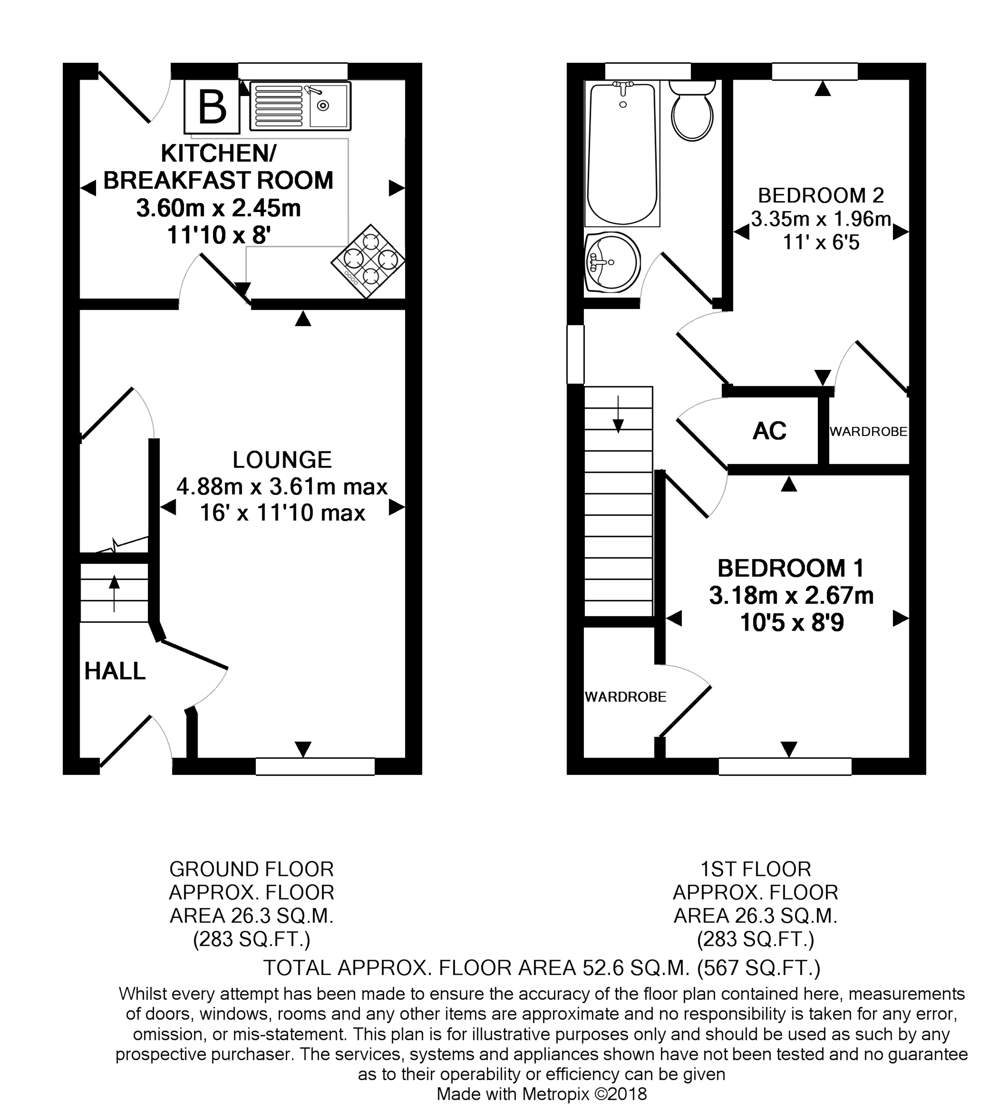 2 Bedrooms Semi-detached house for sale in Clarks Road, Bridgwater TA6