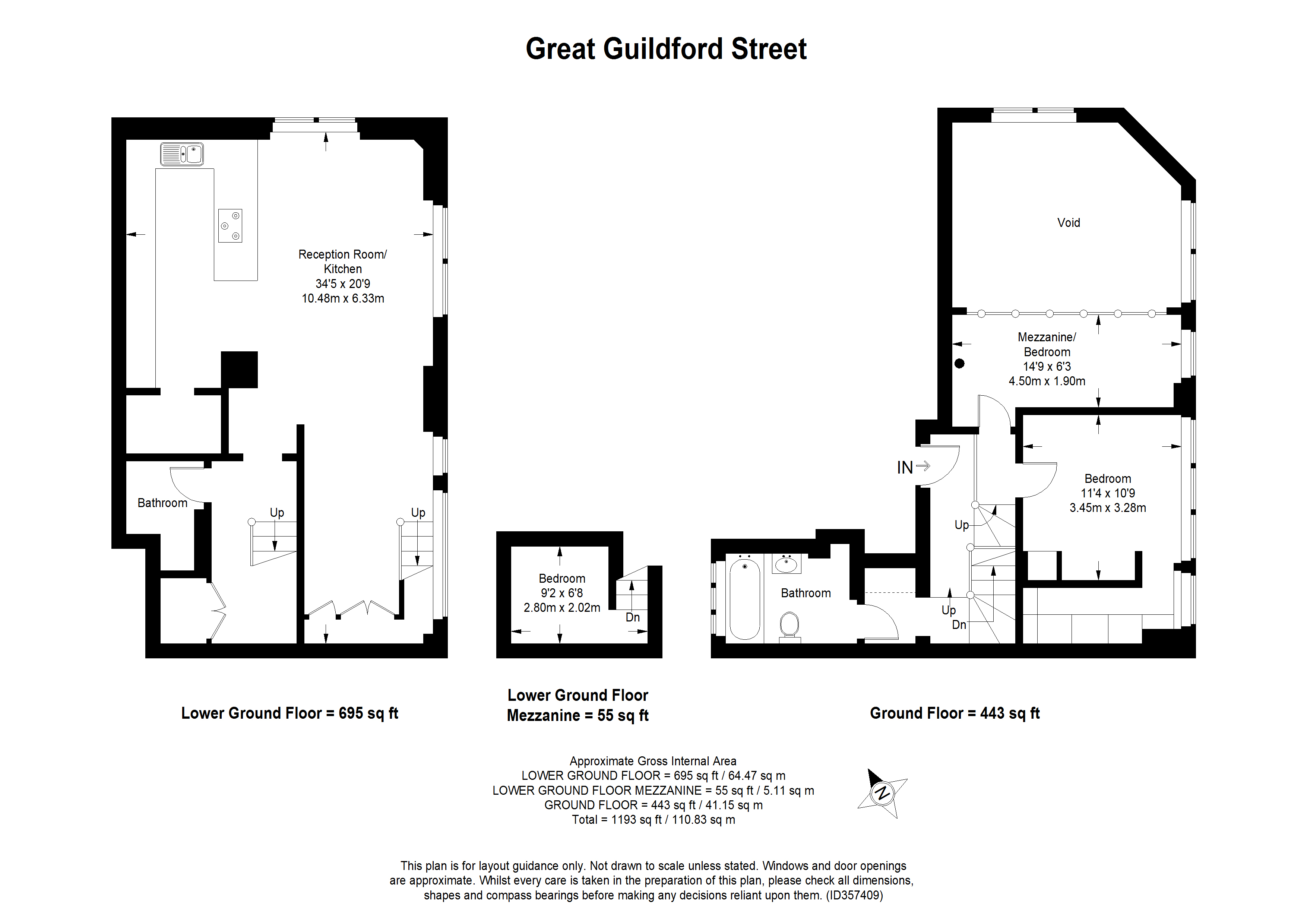2 Bedrooms Flat for sale in Great Guildford Street, London SE1