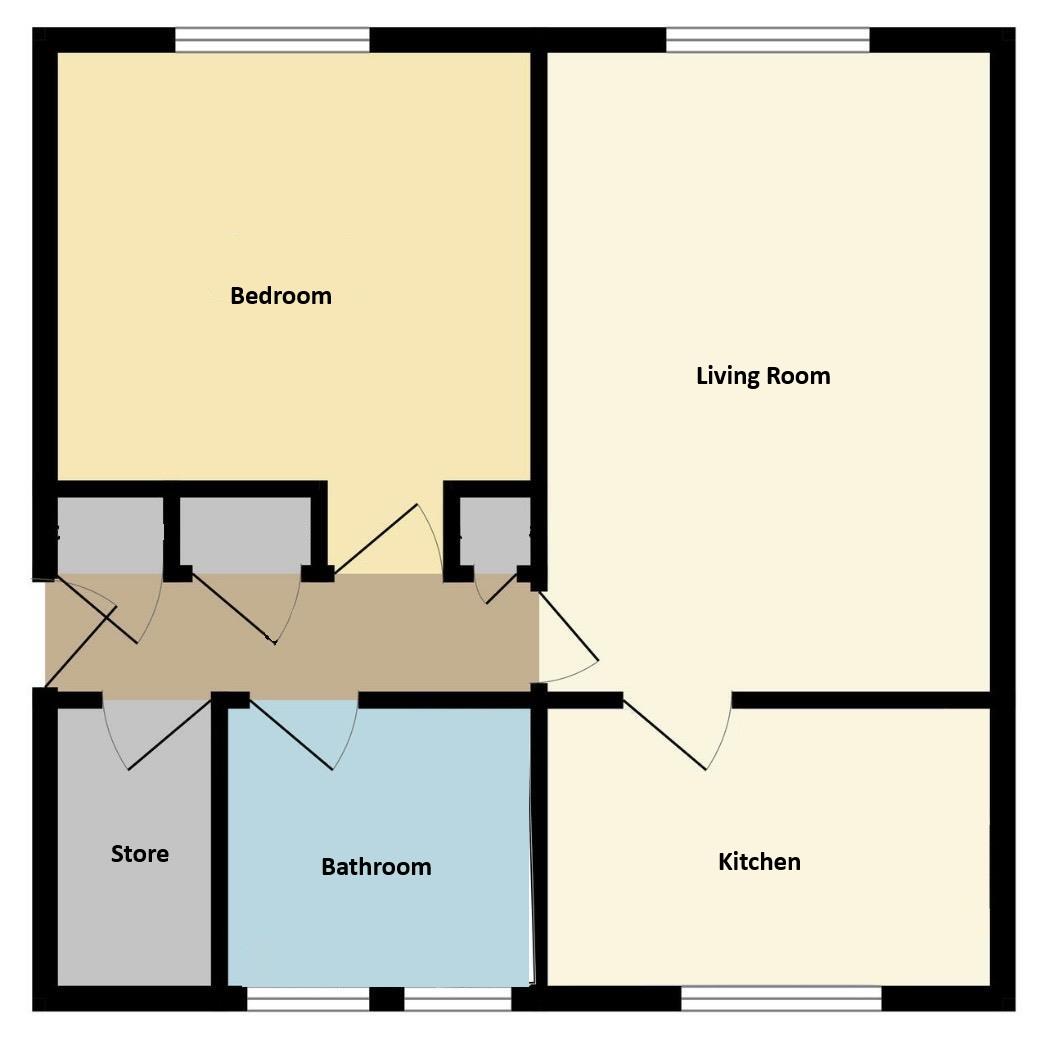 Beel Close, Portland floorplan