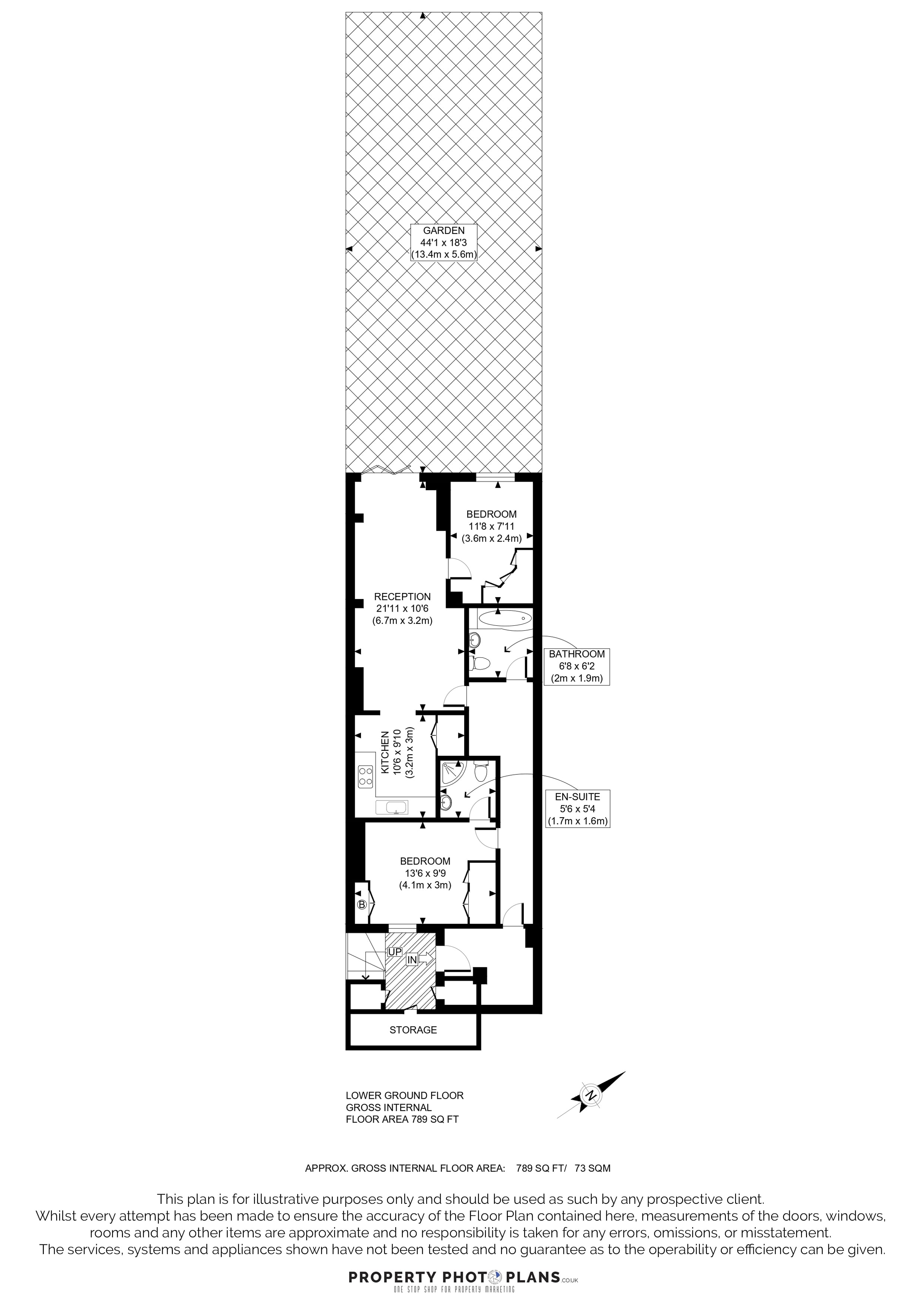 55a Oakley Square, London floorplan
