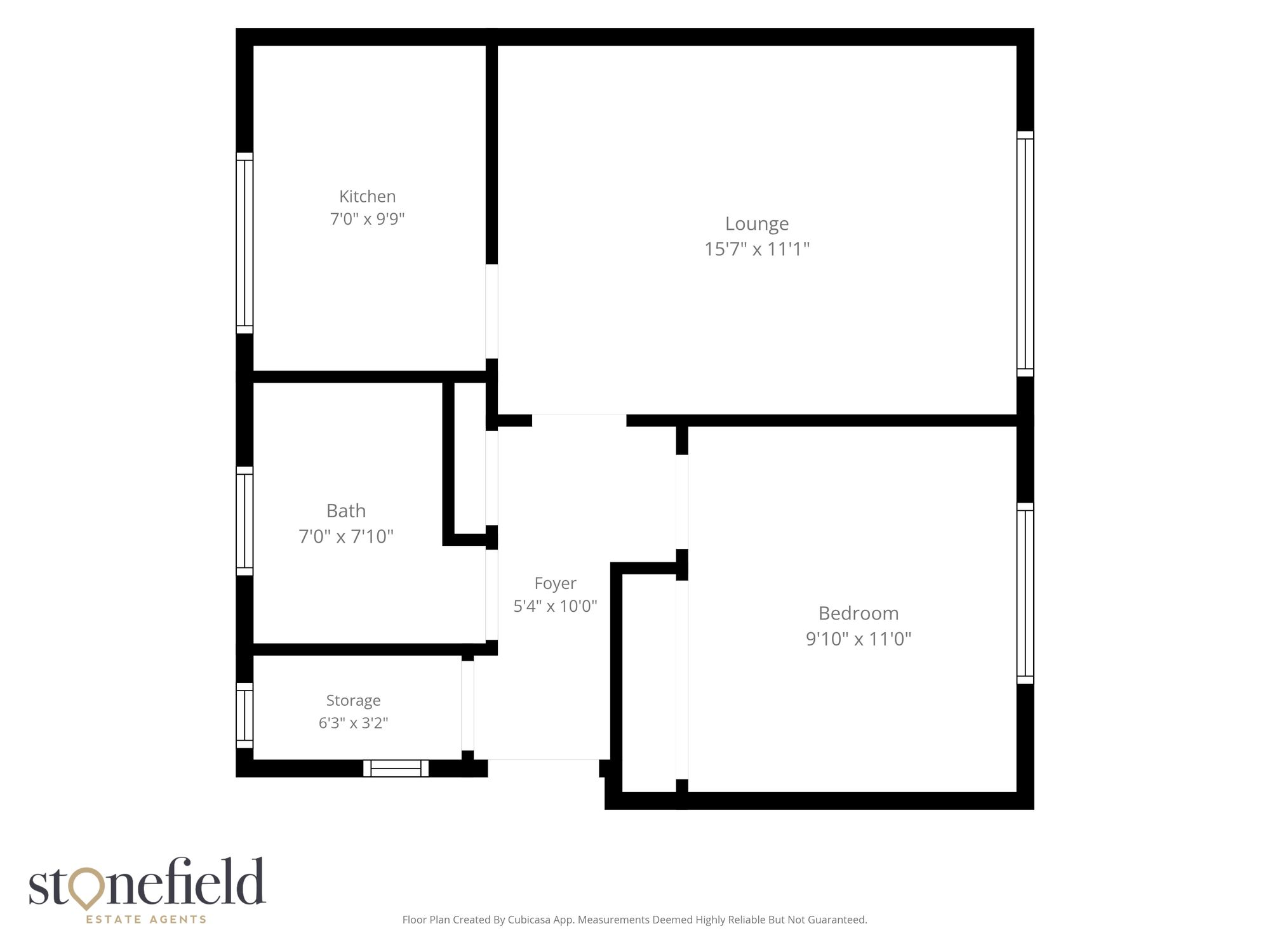 183d Gould Street, Ayr floorplan