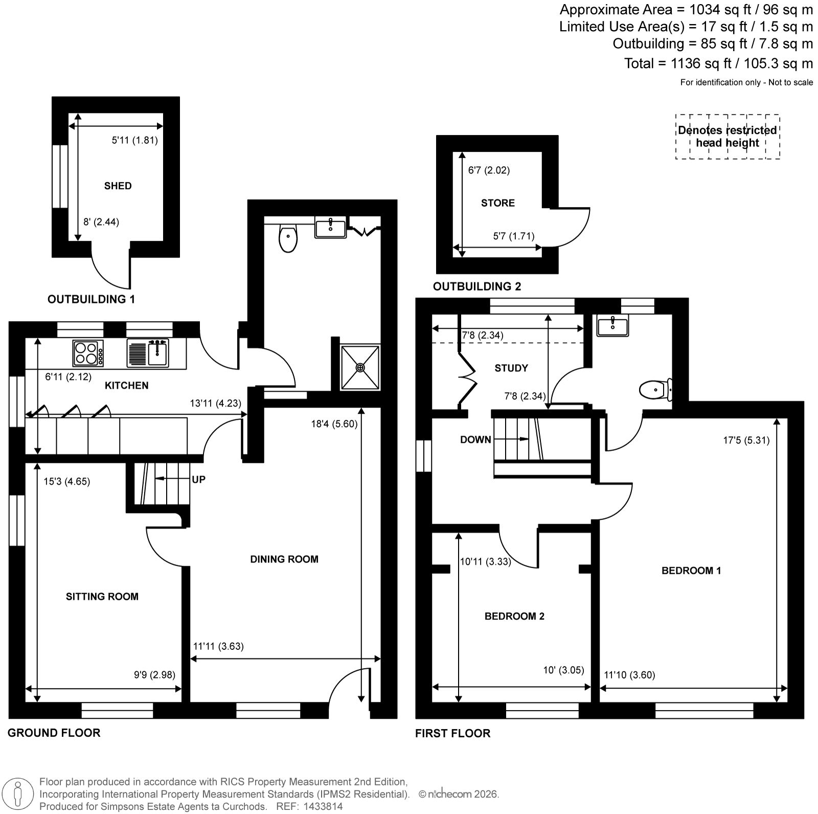 Roker,, The Street, Wonersh floorplan