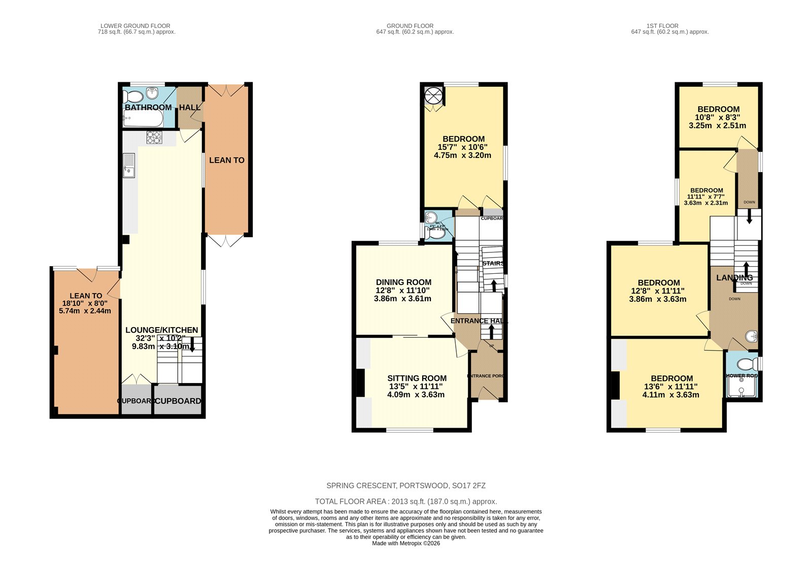 21, Spring Crescent, Hampshire floorplan