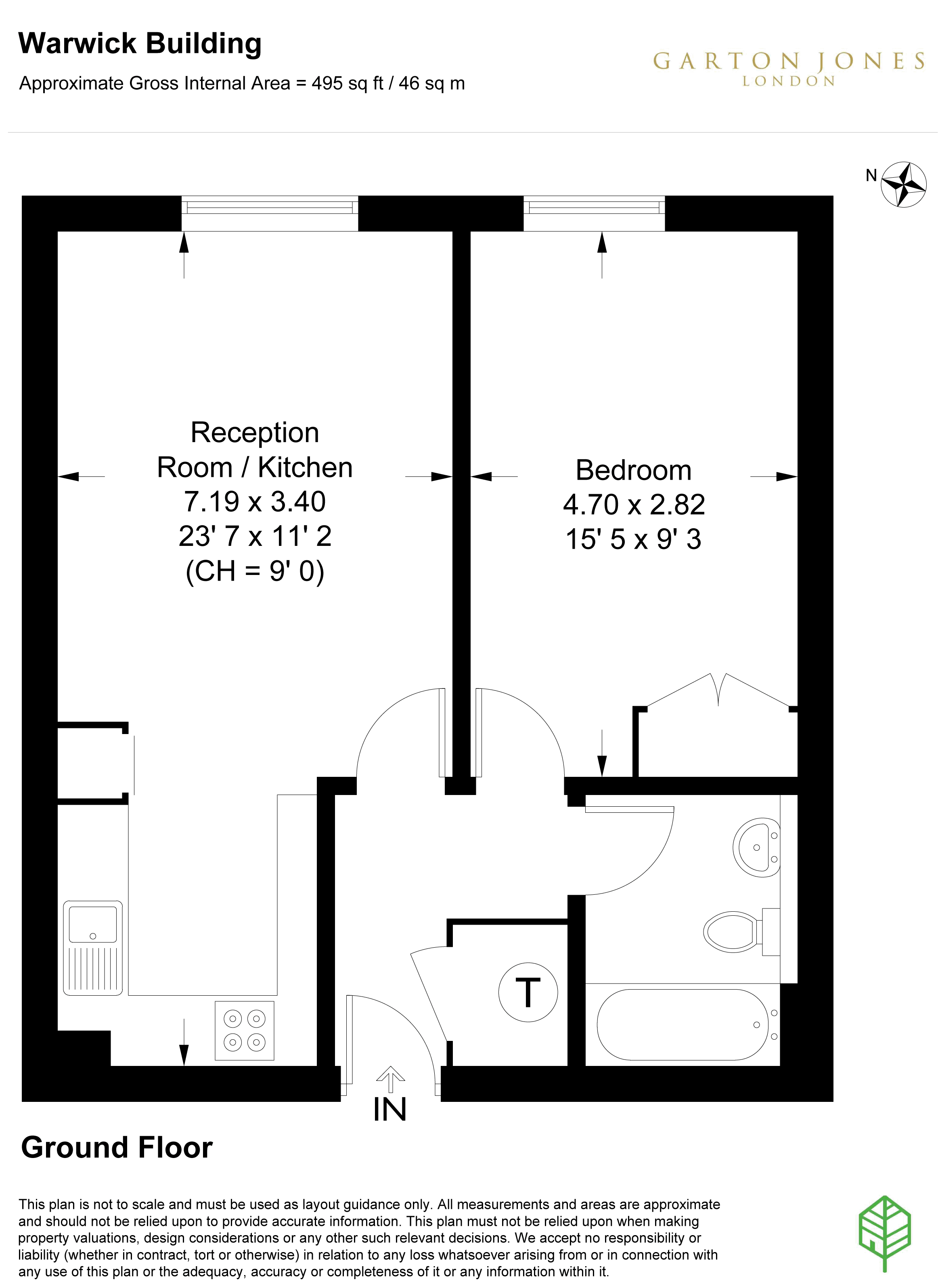 Warwick Building, London floorplan