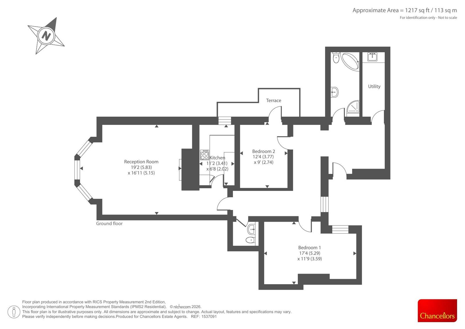Netherhall Gardens, London floorplan