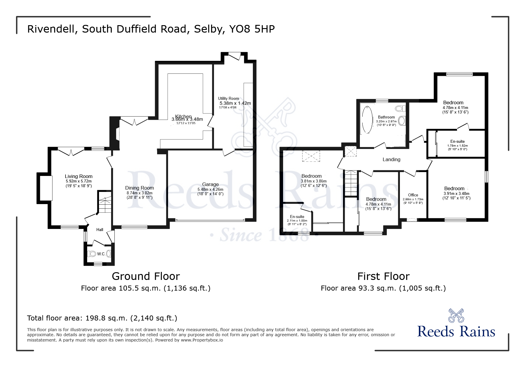 Rivendell,, South Duffield Road, Selby floorplan