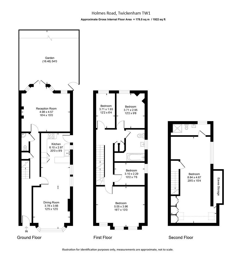 48,, Holmes Road, Twickenham floorplan
