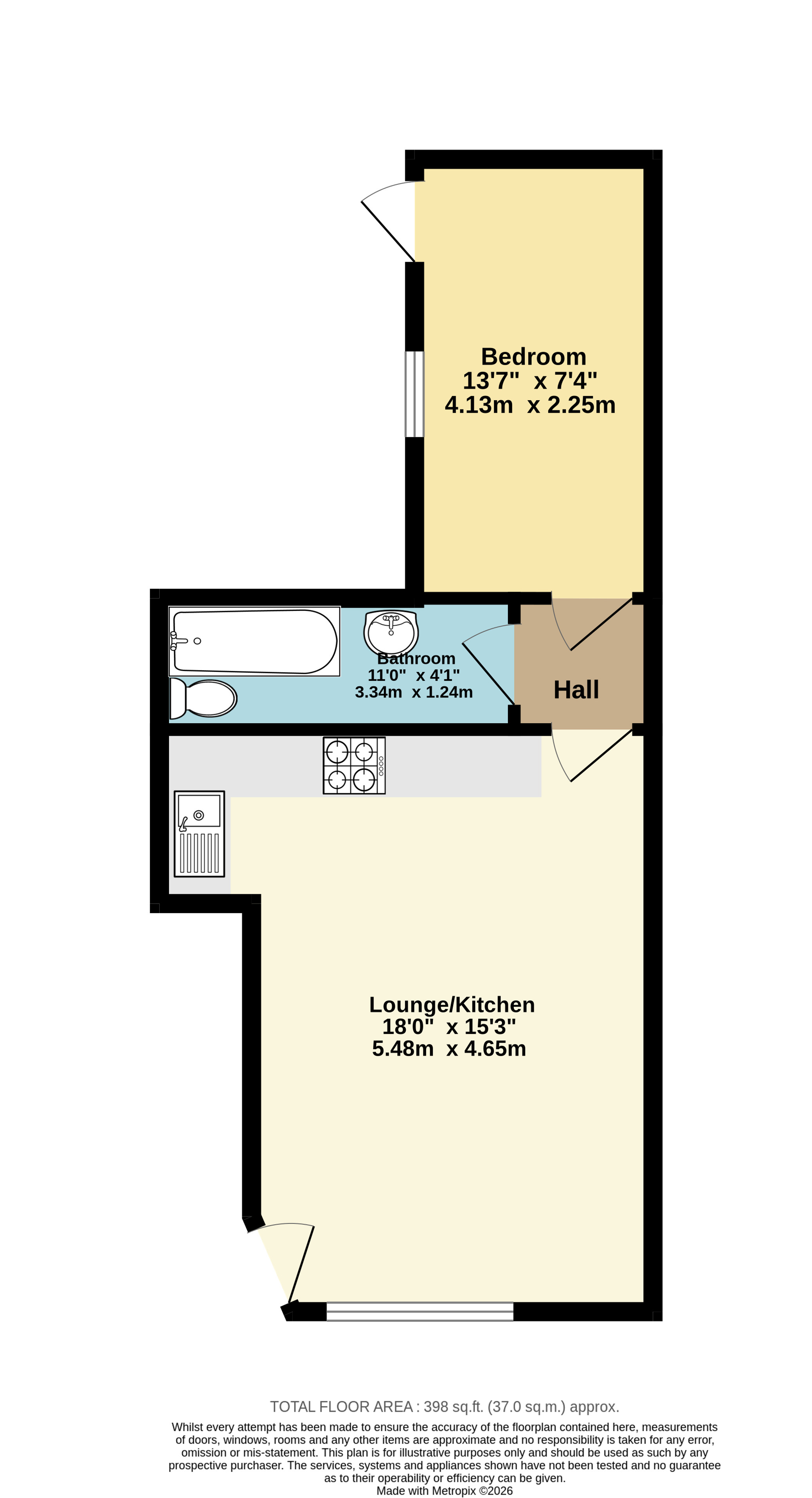 Ground Floor Flat, Whitstable floorplan