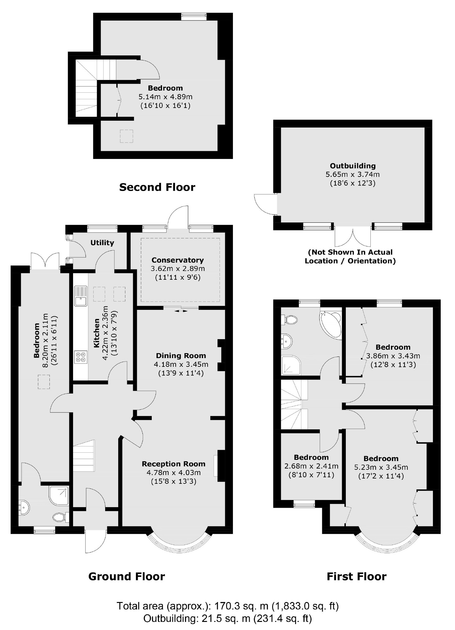 144, Beresford Avenue, Surbiton floorplan