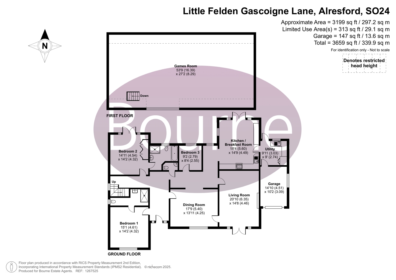 Little Felden,, Gascoigne Lane, Alresford floorplan