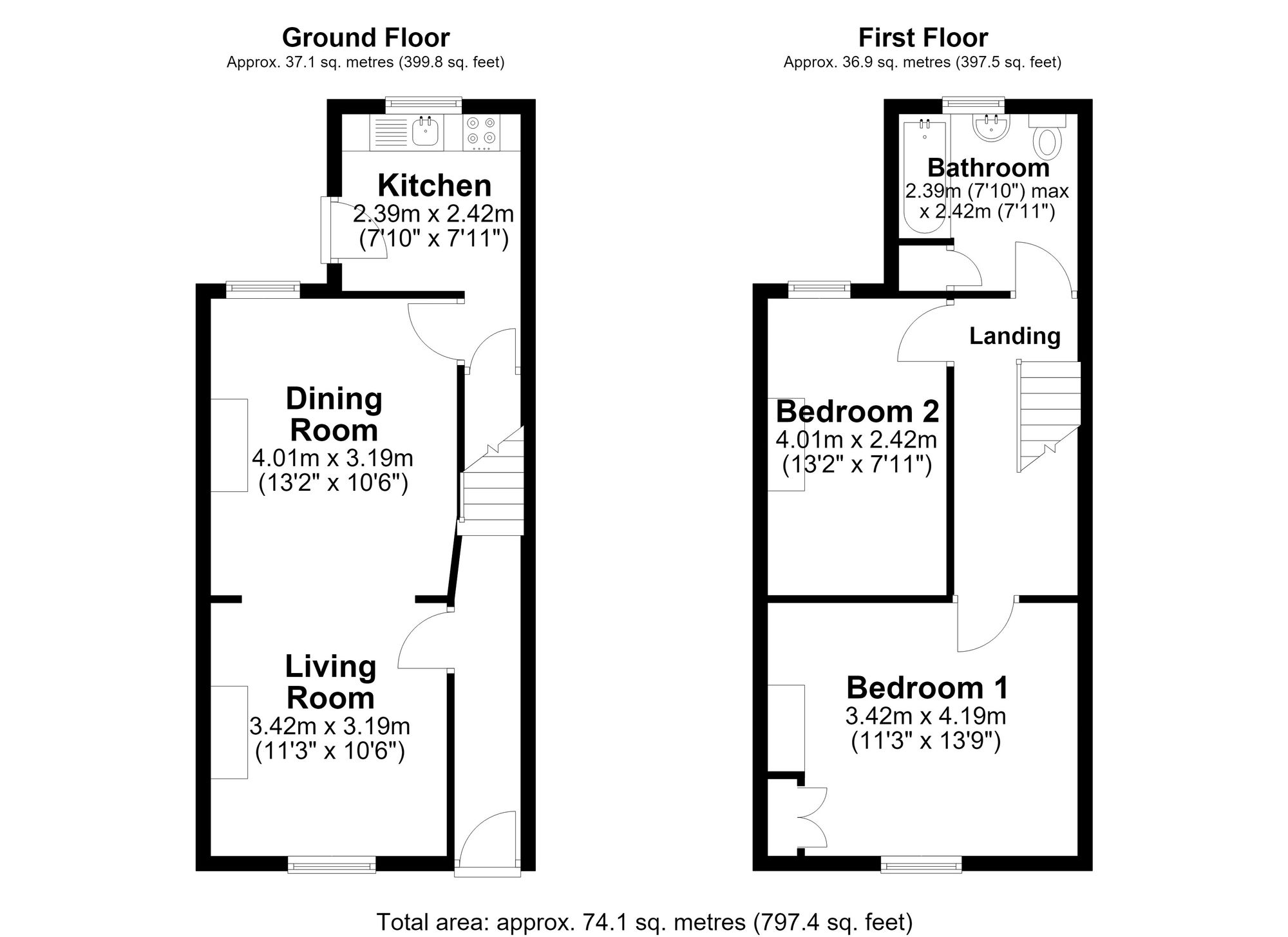 32 Powell Street, Warrington floorplan