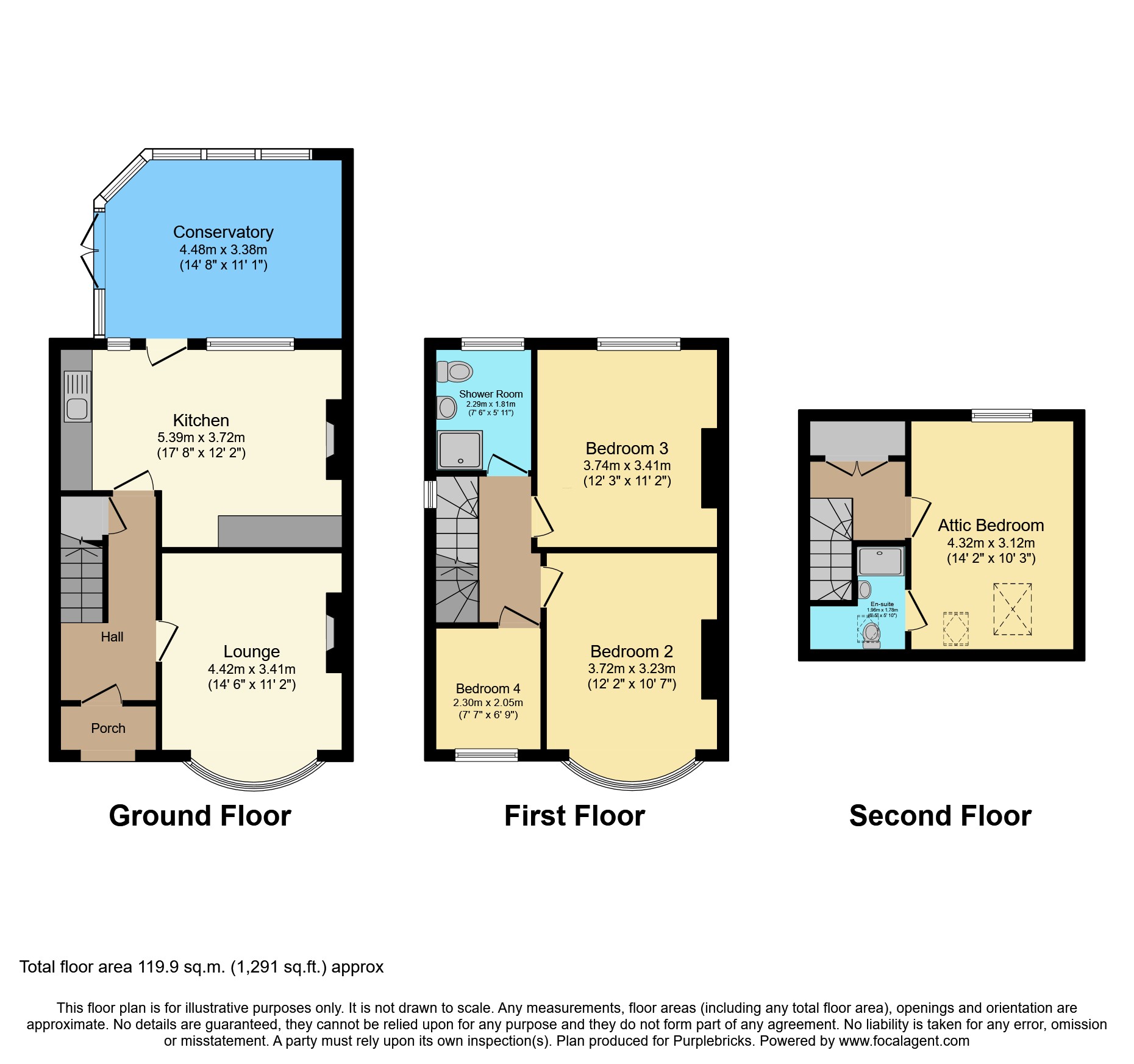 69, Elton Road, Sandbach floorplan