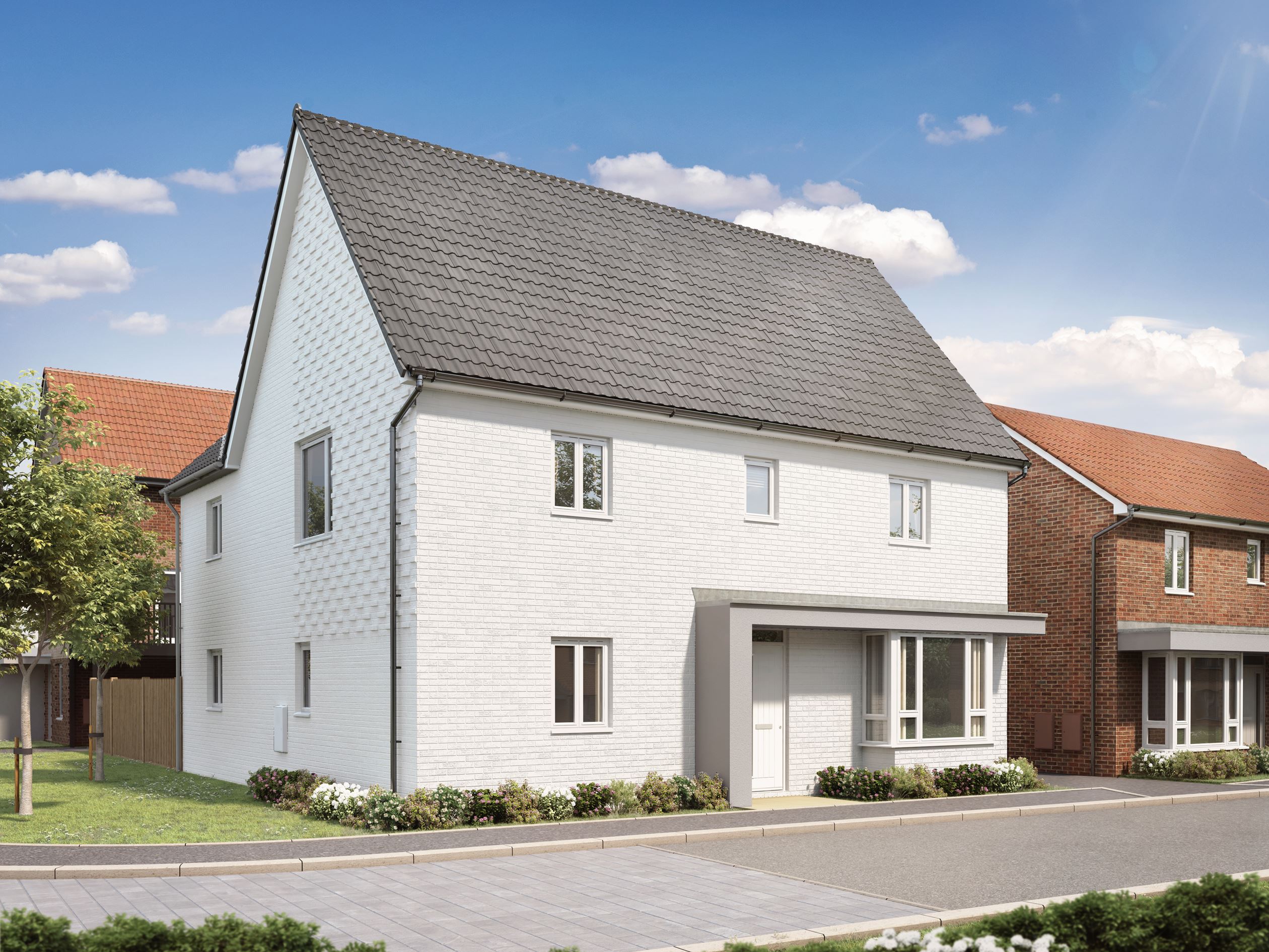 Property 2 of 10. The Rowan Four Bedroom Home External View CGI