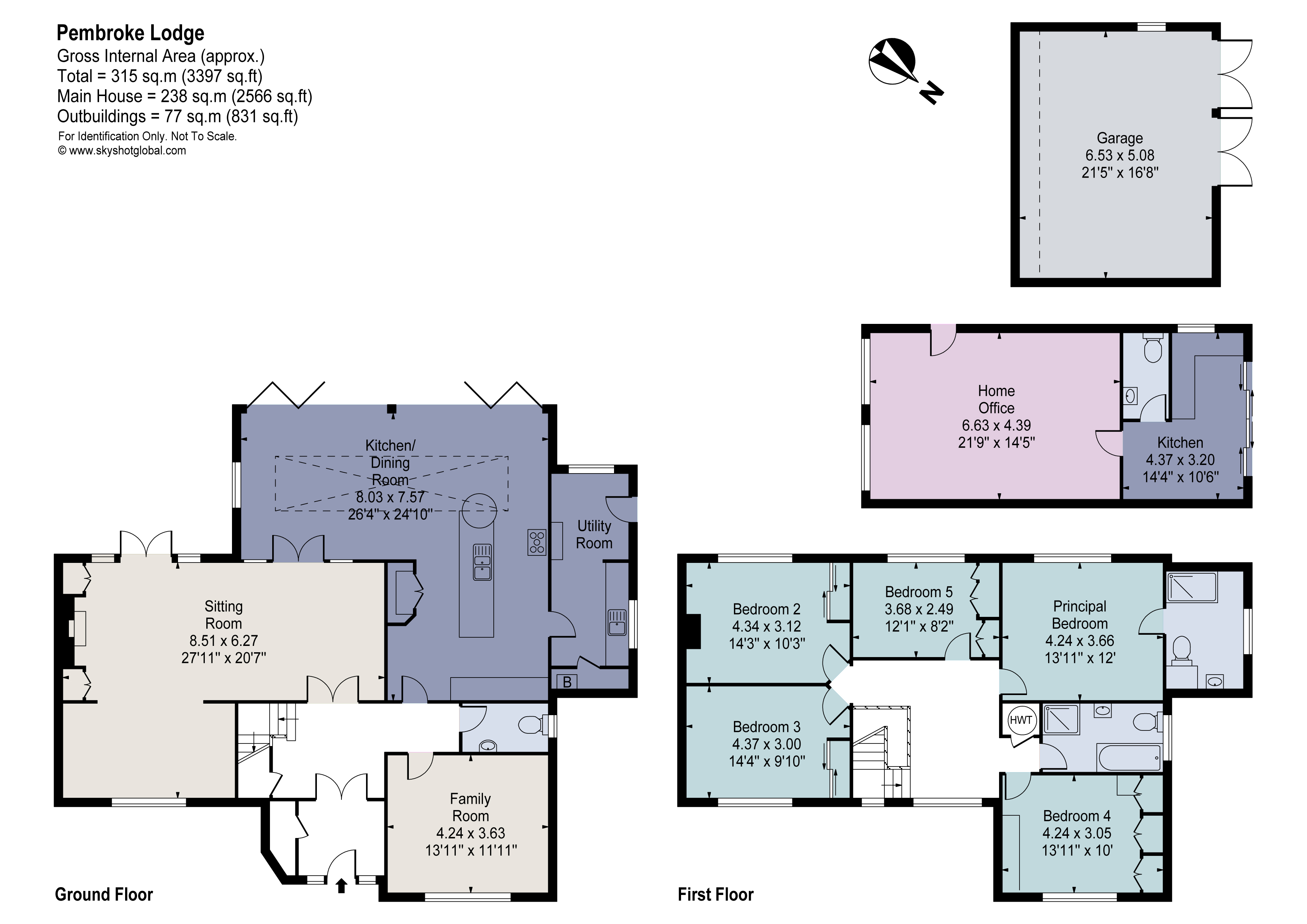 Pembroke House,, Binton Lane, Surrey floorplan