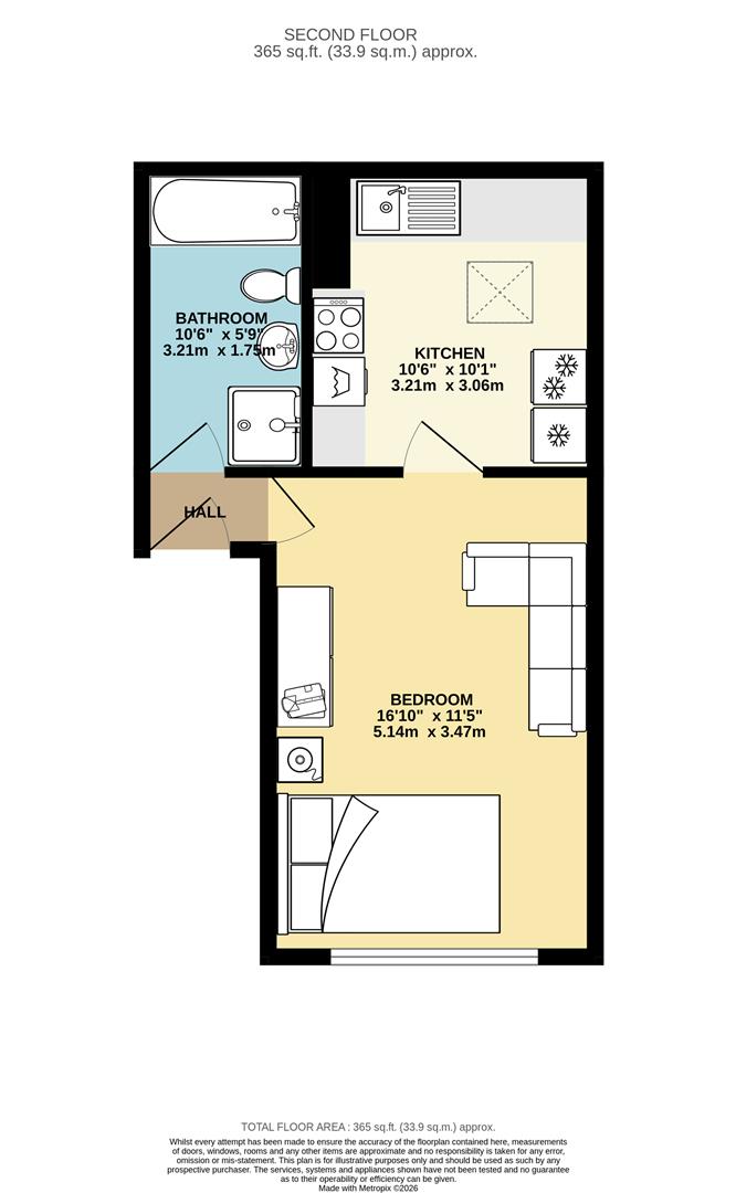 FLAT 3, 109, Egerton Road, Manchester floorplan