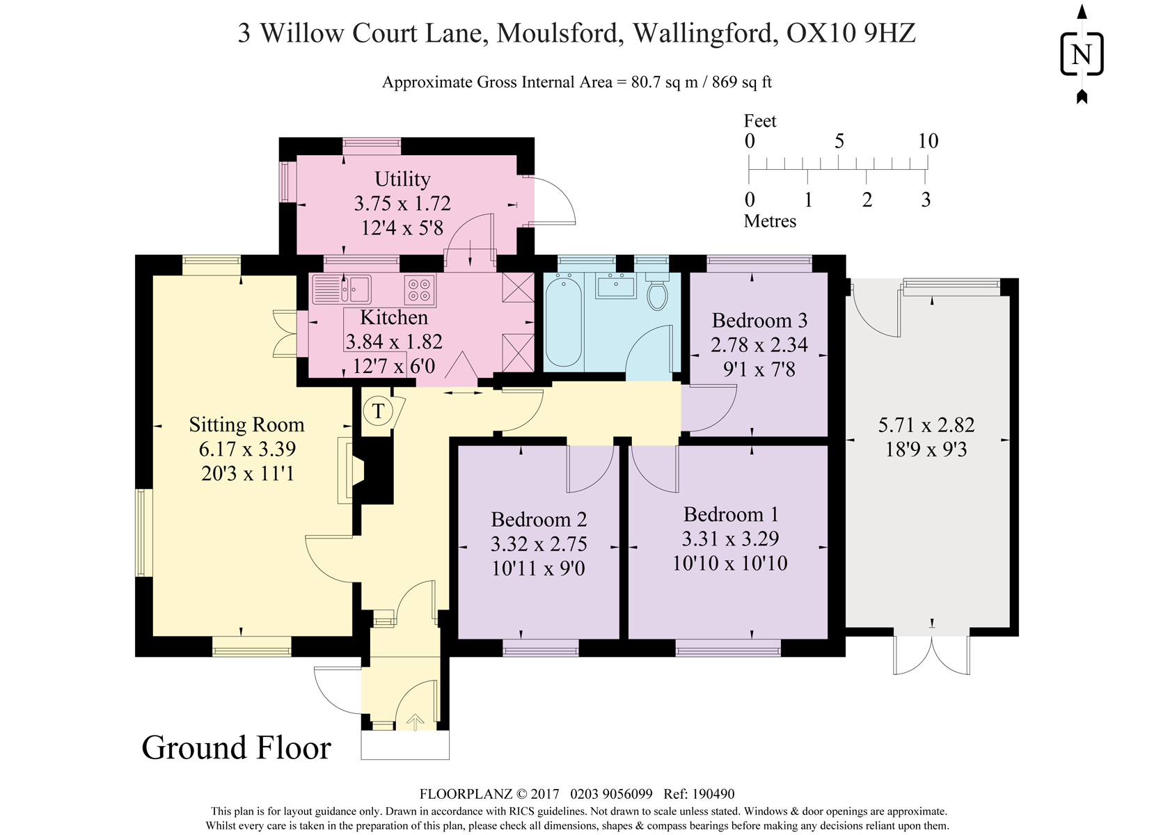 3 Bedrooms Bungalow for sale in Tibetan Cottage, Moulsford OX10