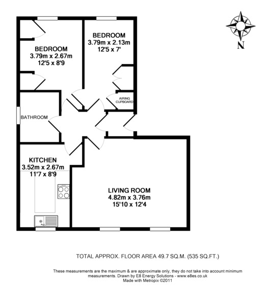 17 Castle Mews, St Thomas' Street, Oxford floorplan