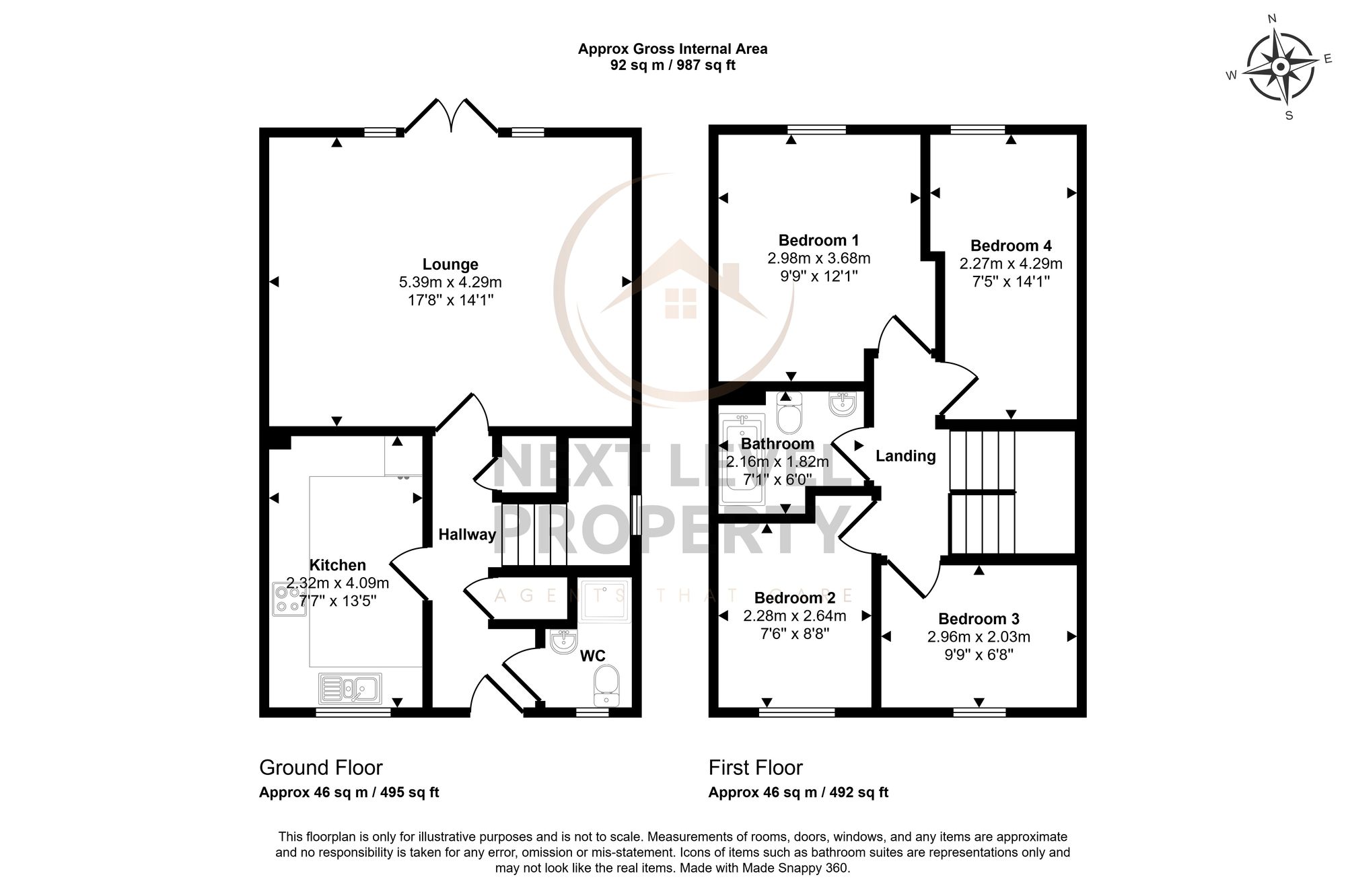 27 Grove Gardens, Wisbech floorplan