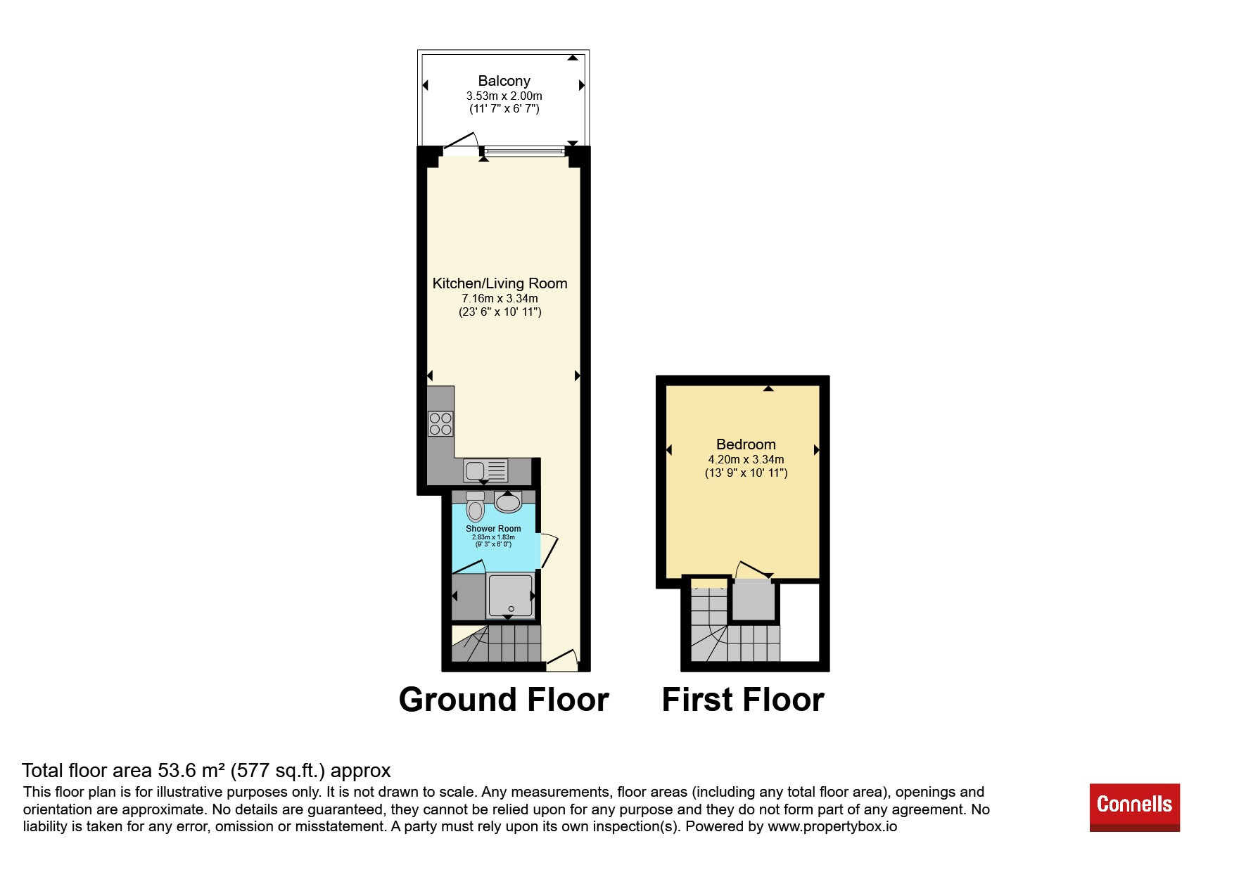 Apartment 258, Lake Shore, Lake Shore Drive, Bristol floorplan