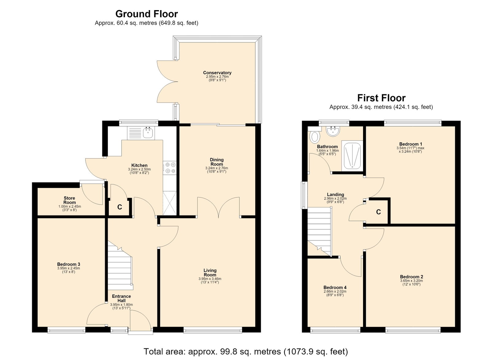 183, Kestrel Park, Skelmersdale floorplan