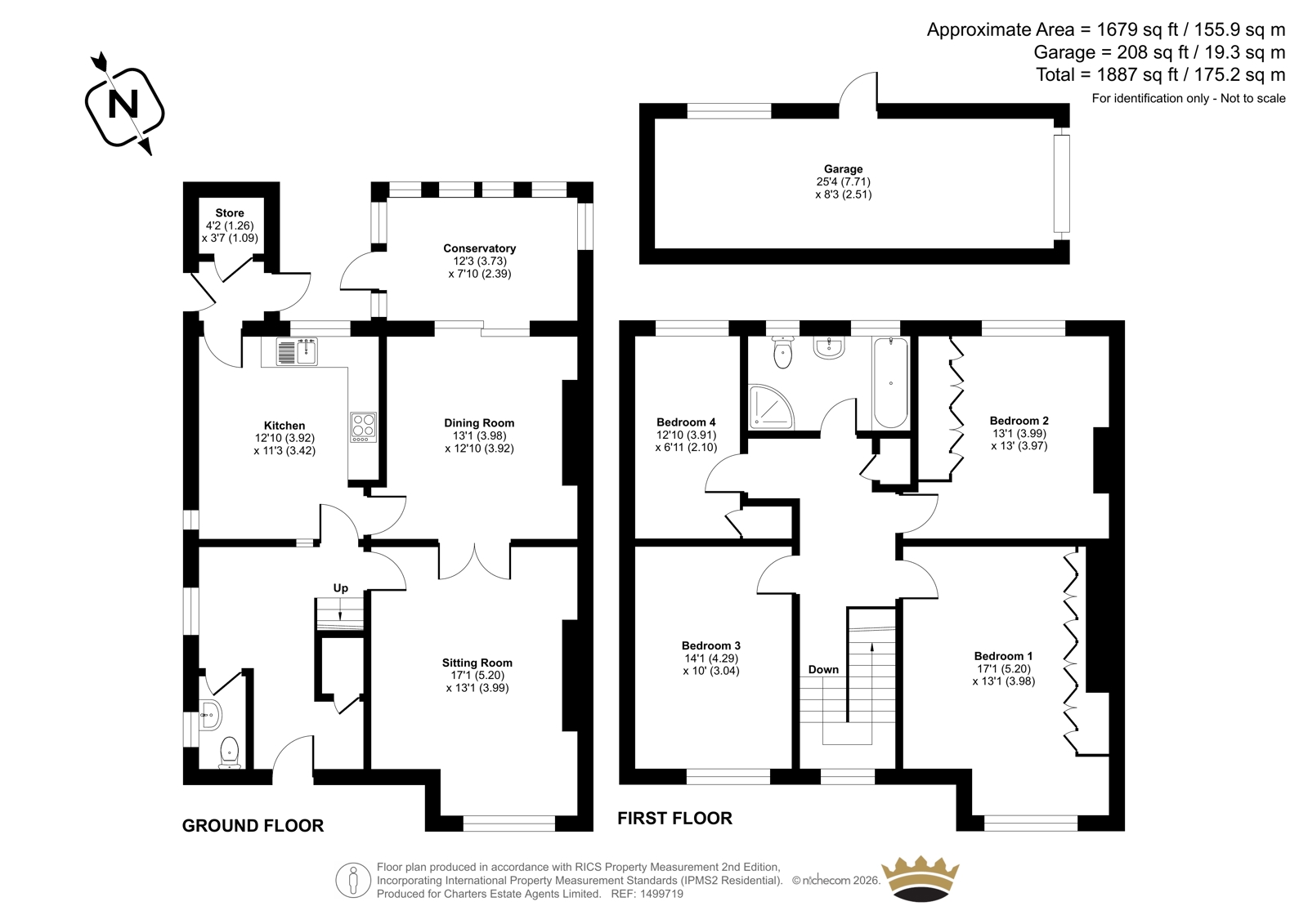 21, Hurst Avenue, West Sussex floorplan