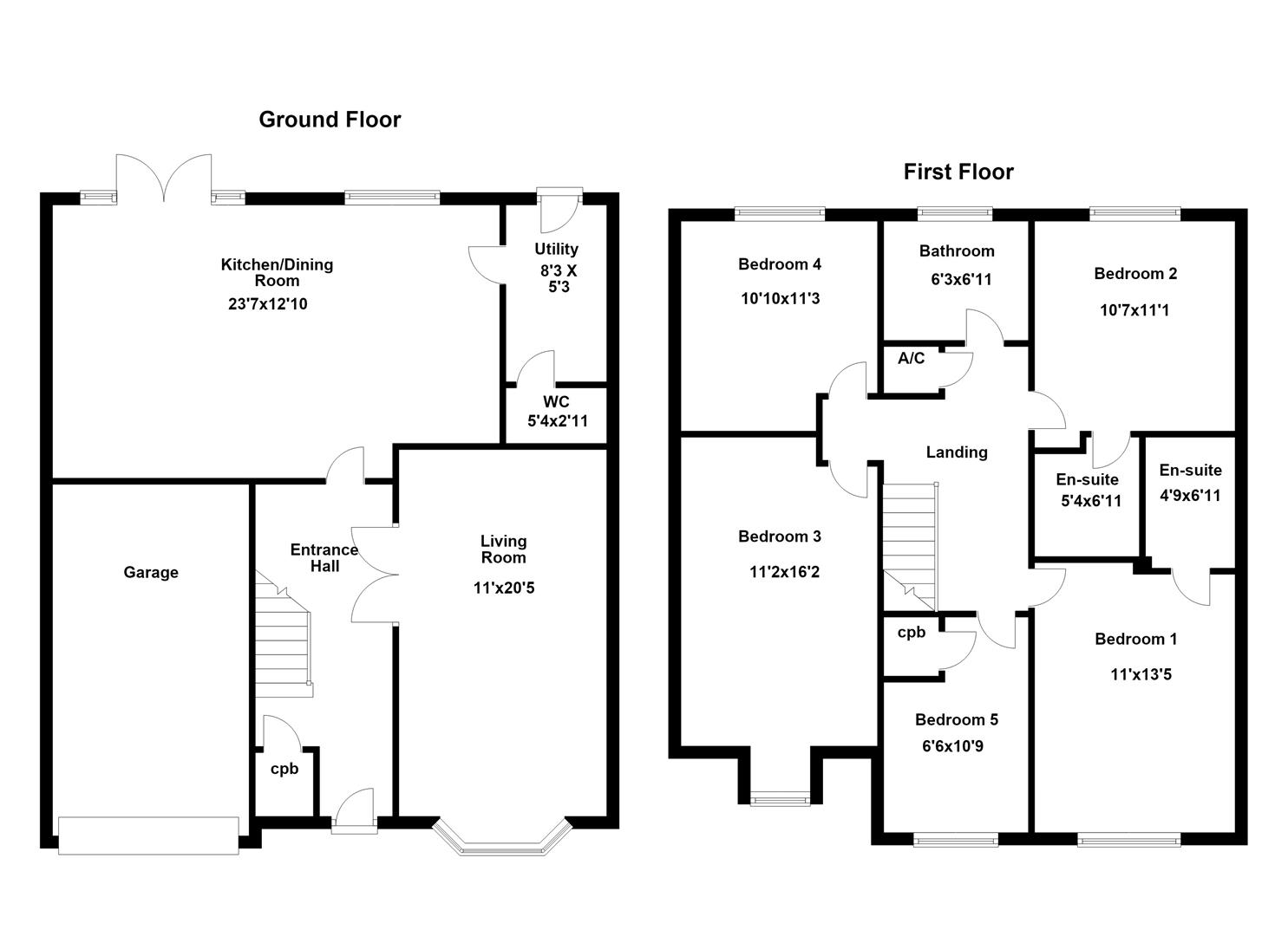 35, Cartmel Drive, Corby floorplan