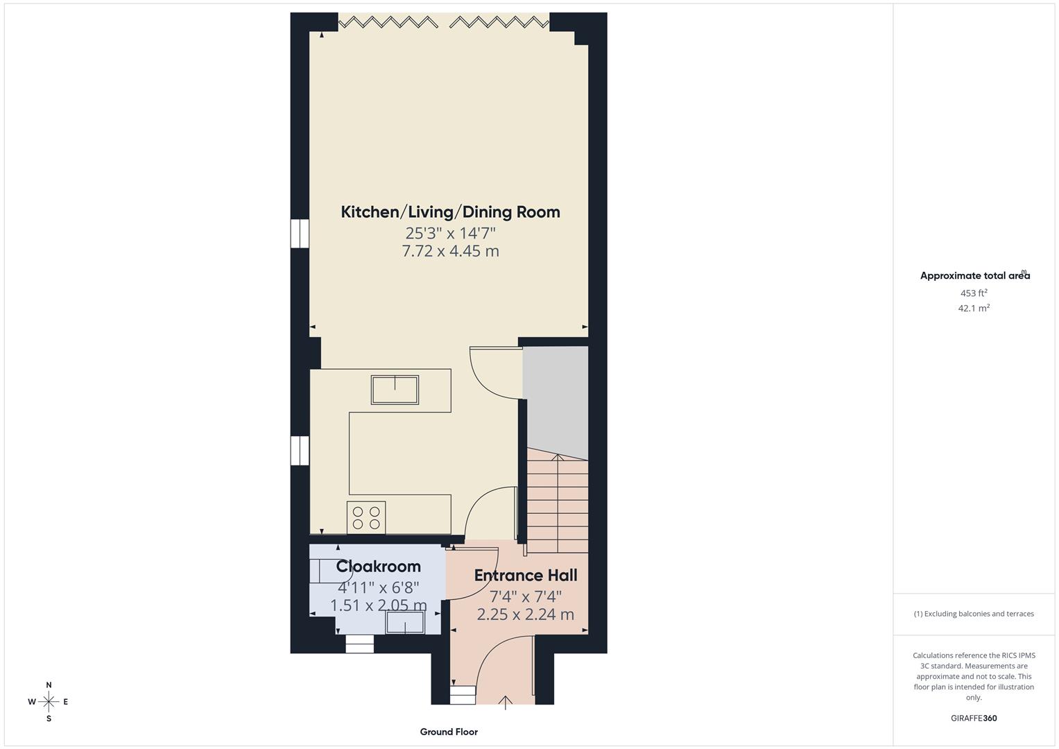 1, The Briers, Easton On The Hill floorplan
