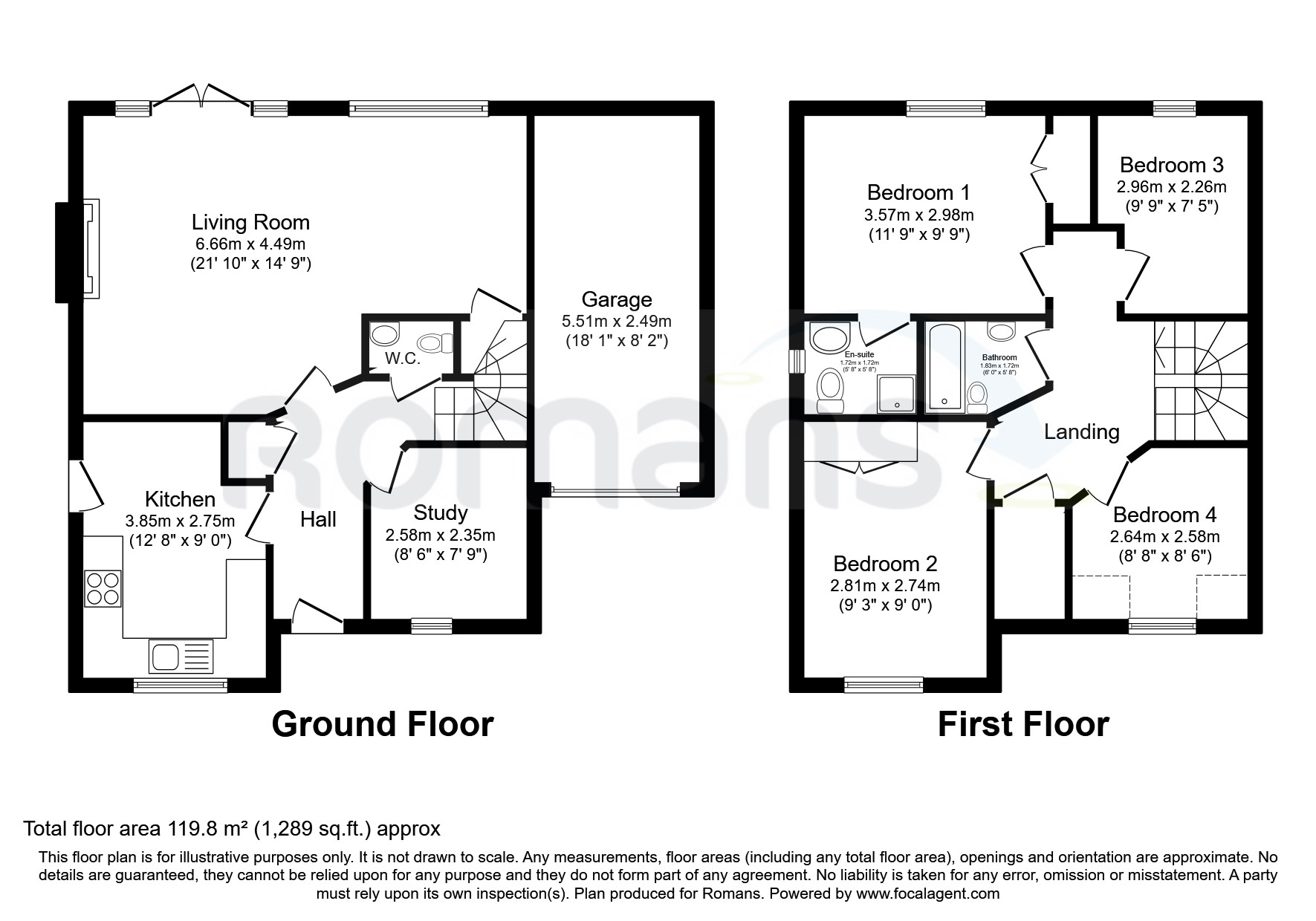 10, Pottery Lane, Farnham floorplan