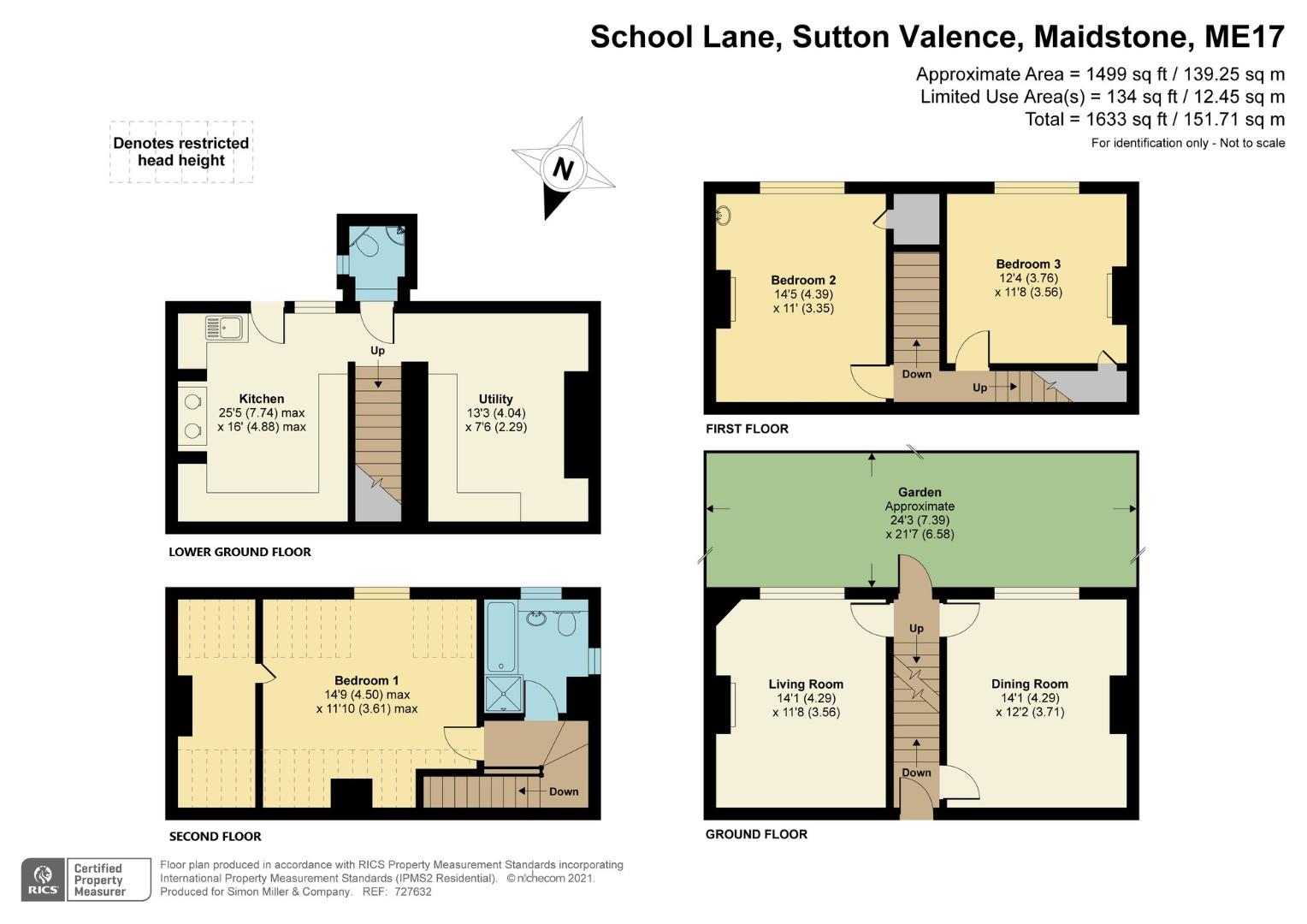 Alma Villa, School Lane, Sutton Valence floorplan
