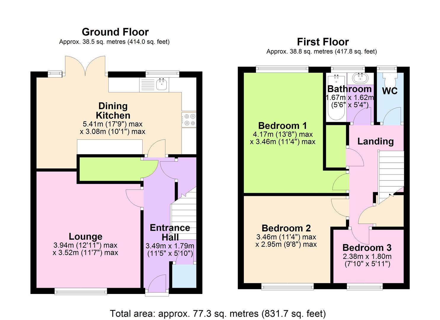 3 Bedrooms Town house for sale in Ridgeway Walk, Top Valley, Nottingham NG5