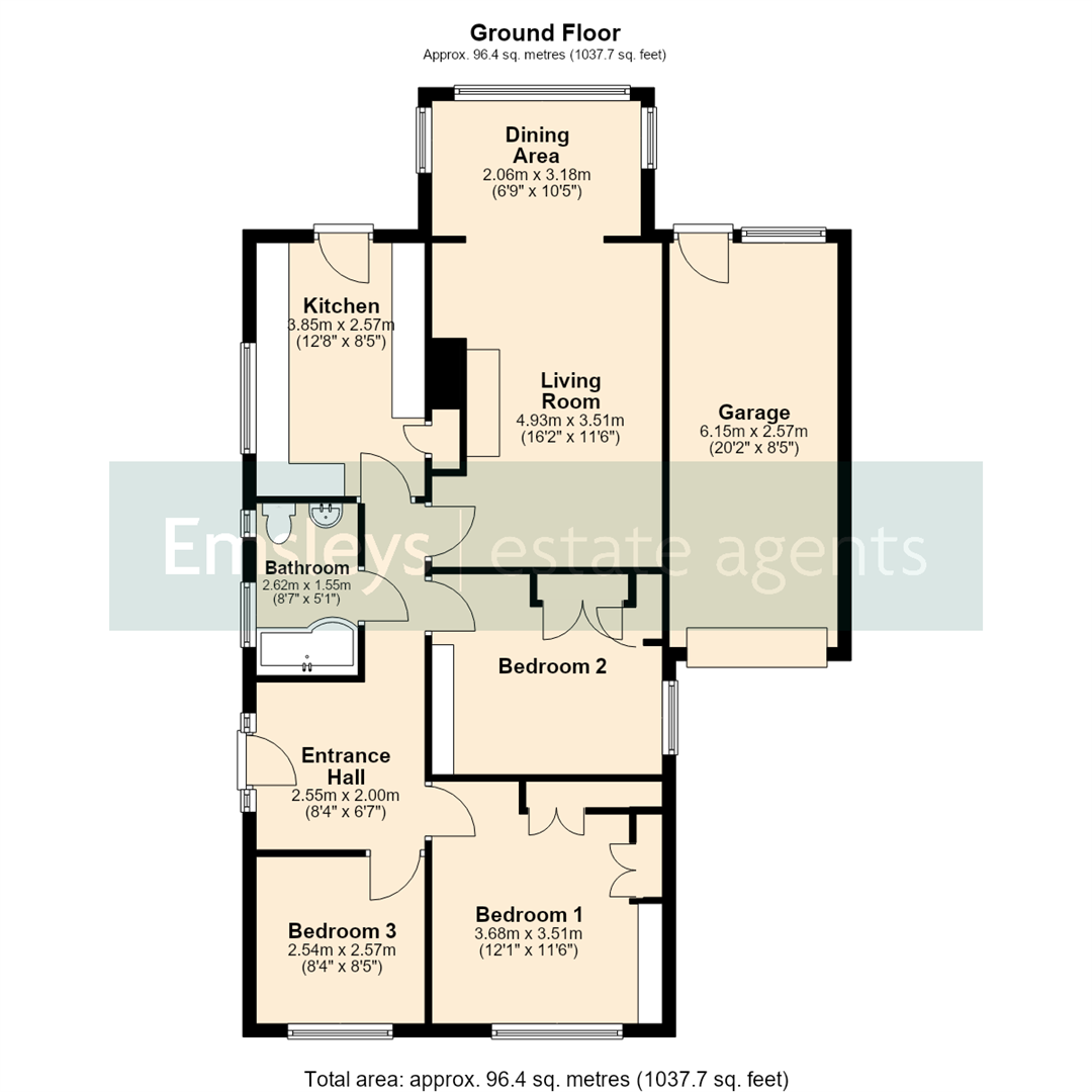 27, Templegate Avenue, Leeds floorplan