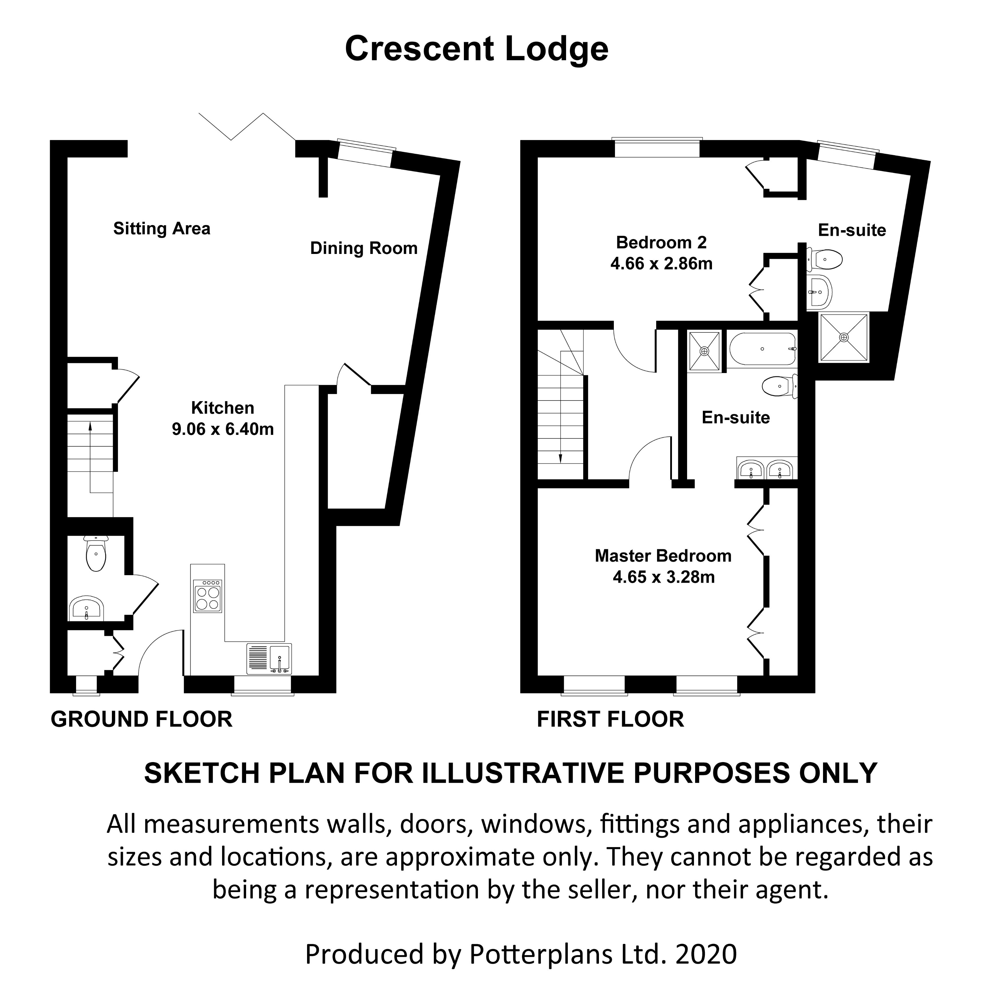 51, Crescent Lodge, Overstone floorplan
