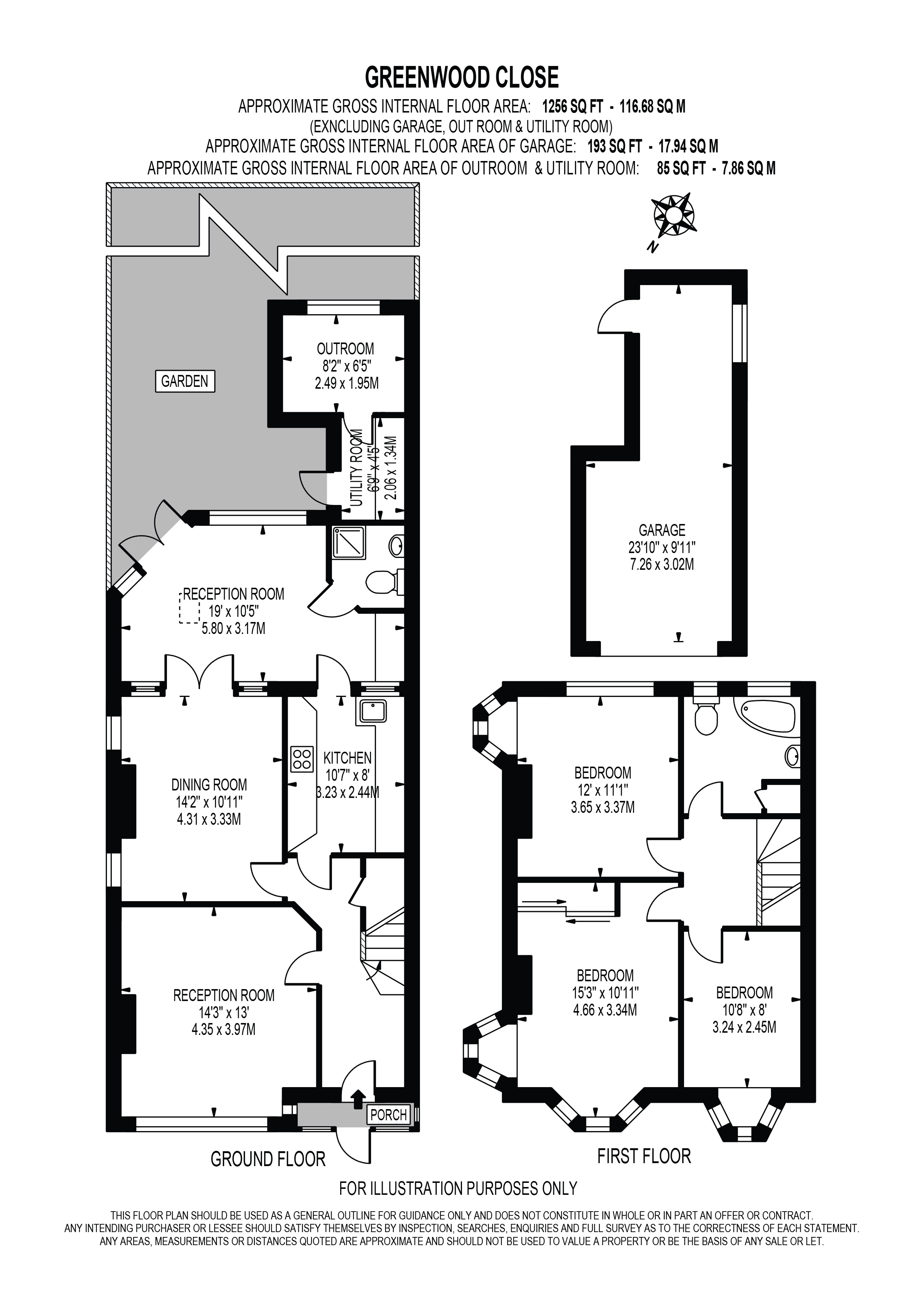 1, Greenwood Close, Morden floorplan