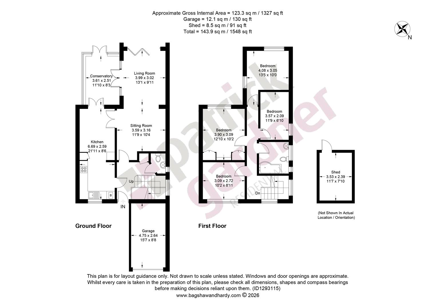 16, Grosvenor Road, Epsom floorplan