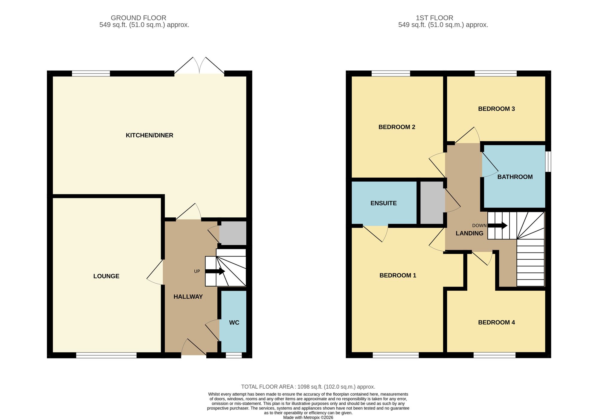 3 Fox Way, Scarborough floorplan