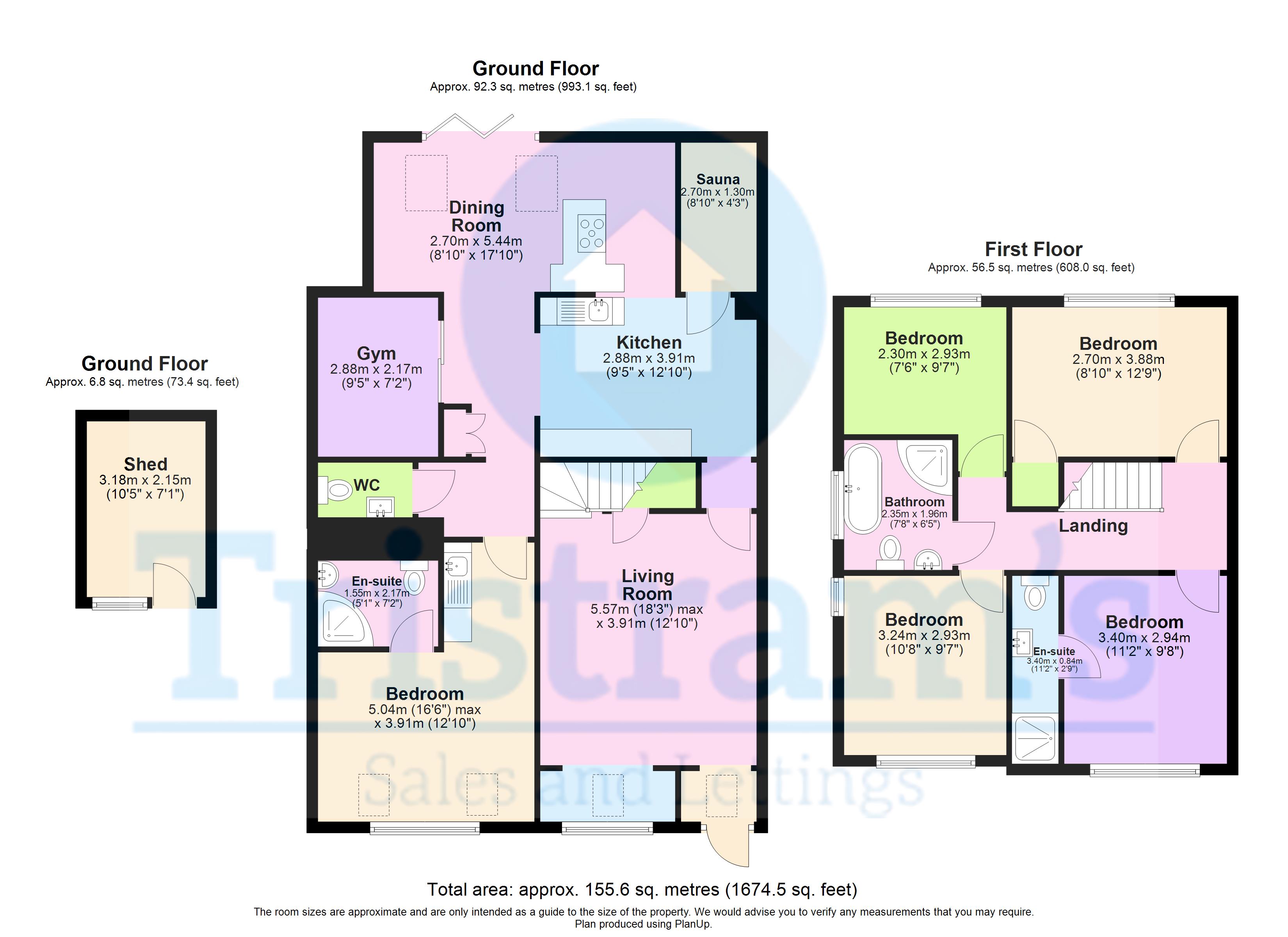 65, Bodmin Drive, Nottingham floorplan