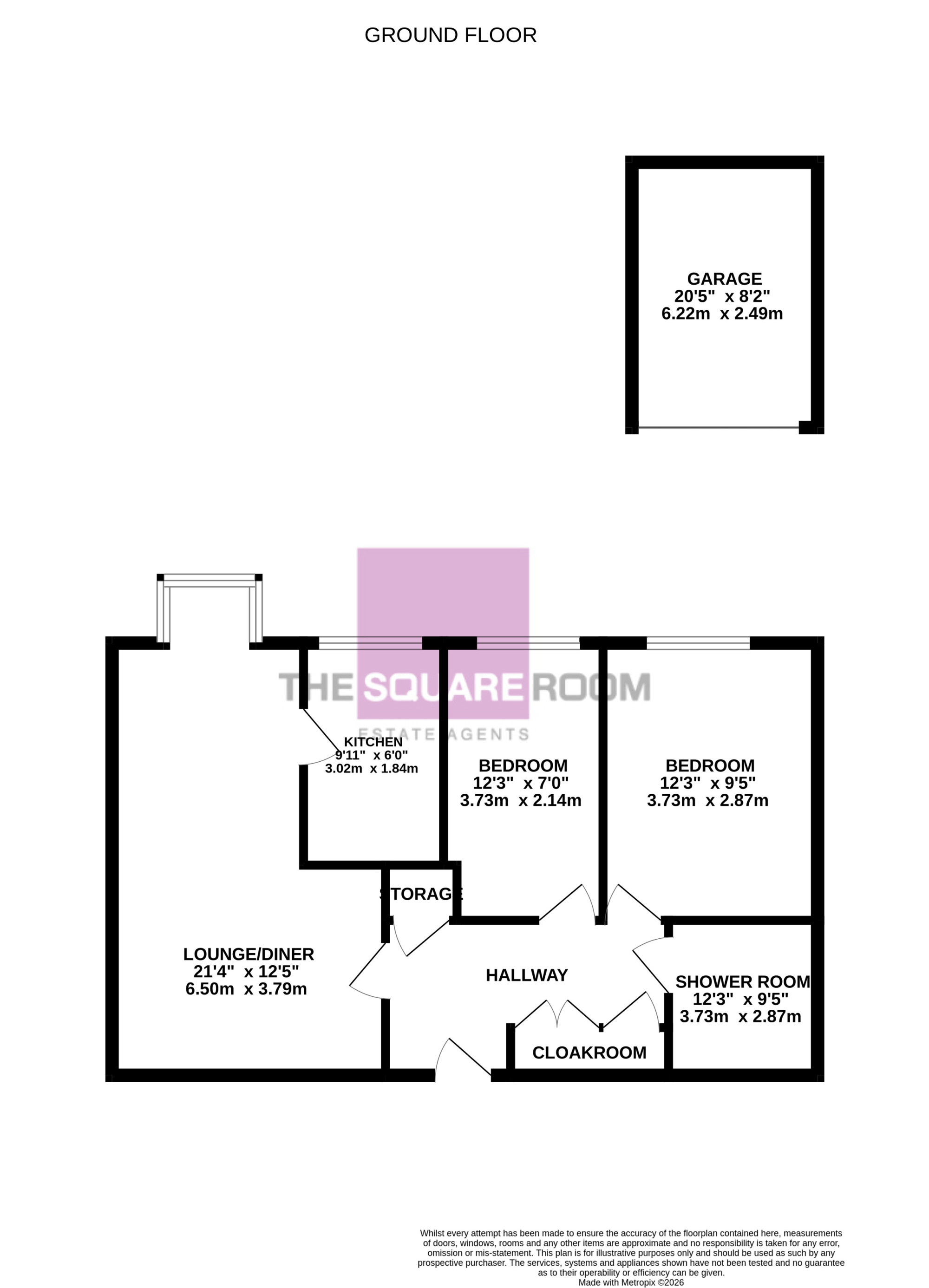 9, Sandpiper Court, Cleveleys floorplan